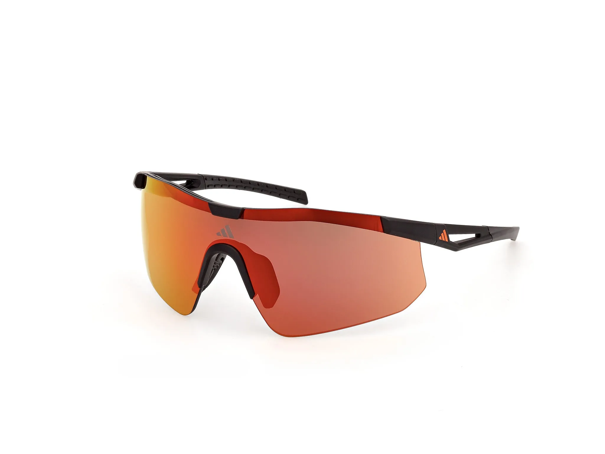Adidas Sport SP0128 KAPHIROS EVO 02L Occhiali da sole Iniettato Nero Roviex Maschera Normale