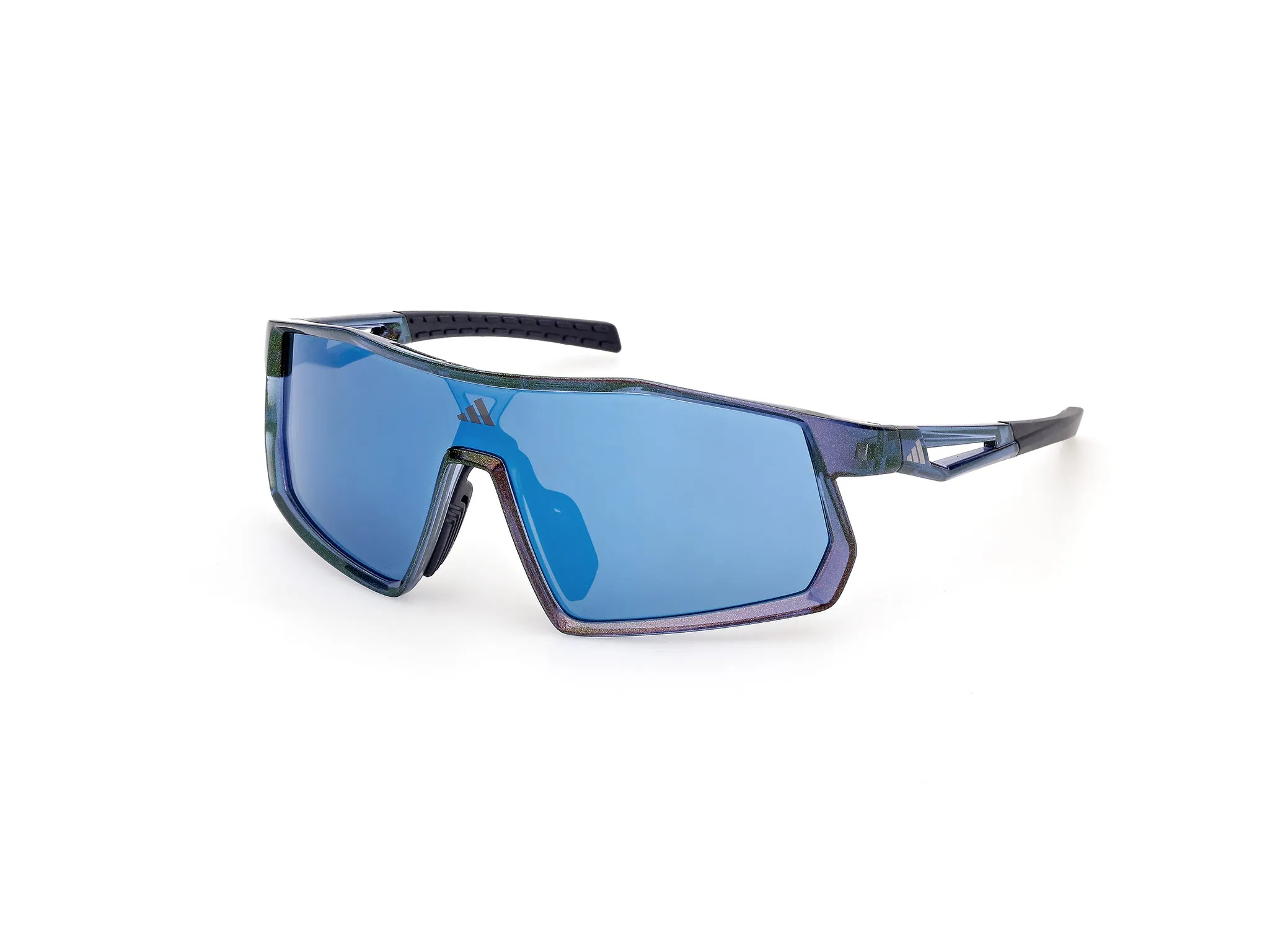 Adidas Sport SP0127 KENTRO S 90X Occhiali da sole Iniettato Blu Blu Maschera Normale