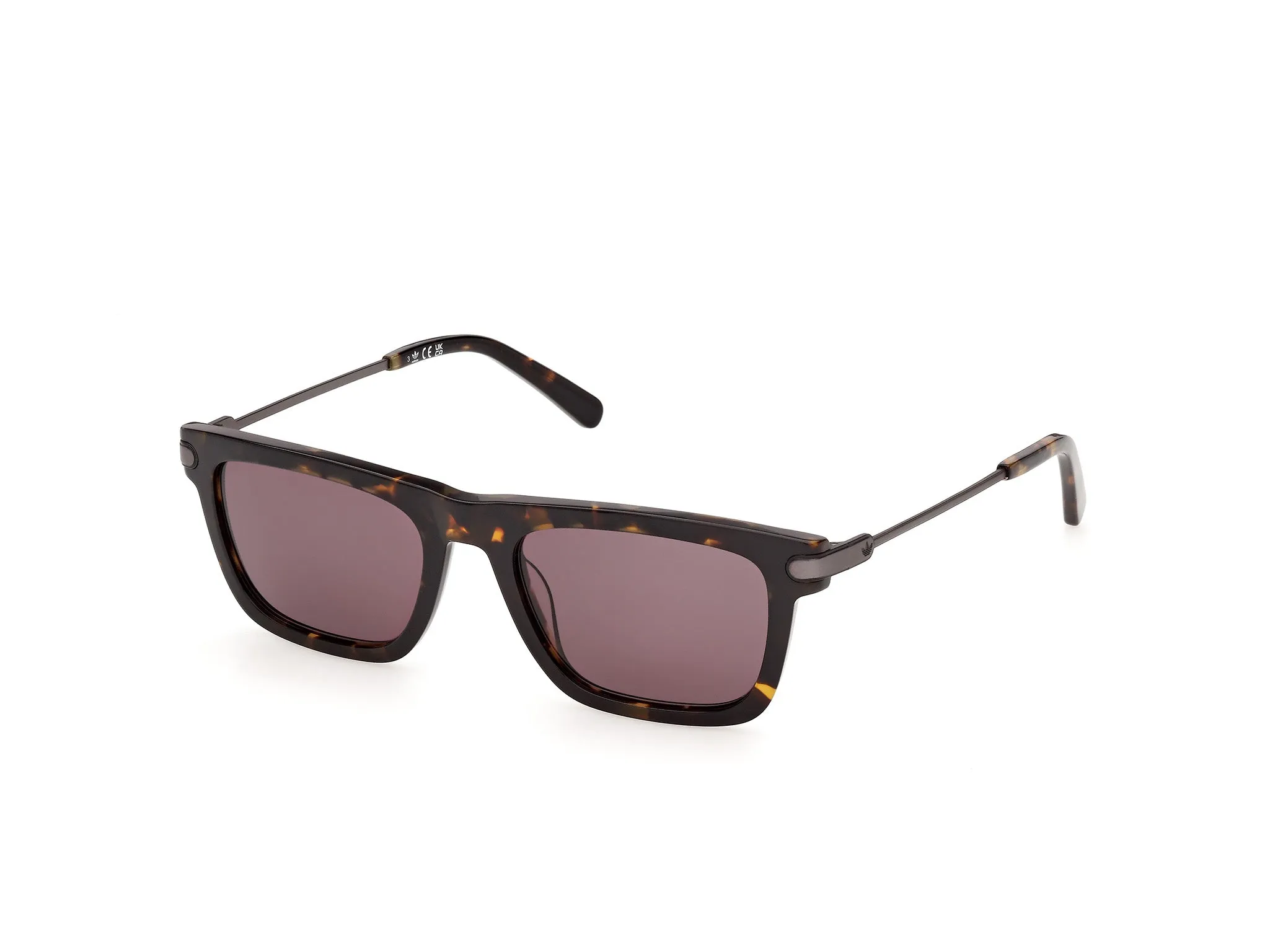 Adidas Sport OR0152 52E Occhiali da sole Acetato Havana Marrone Squadrata Normale
