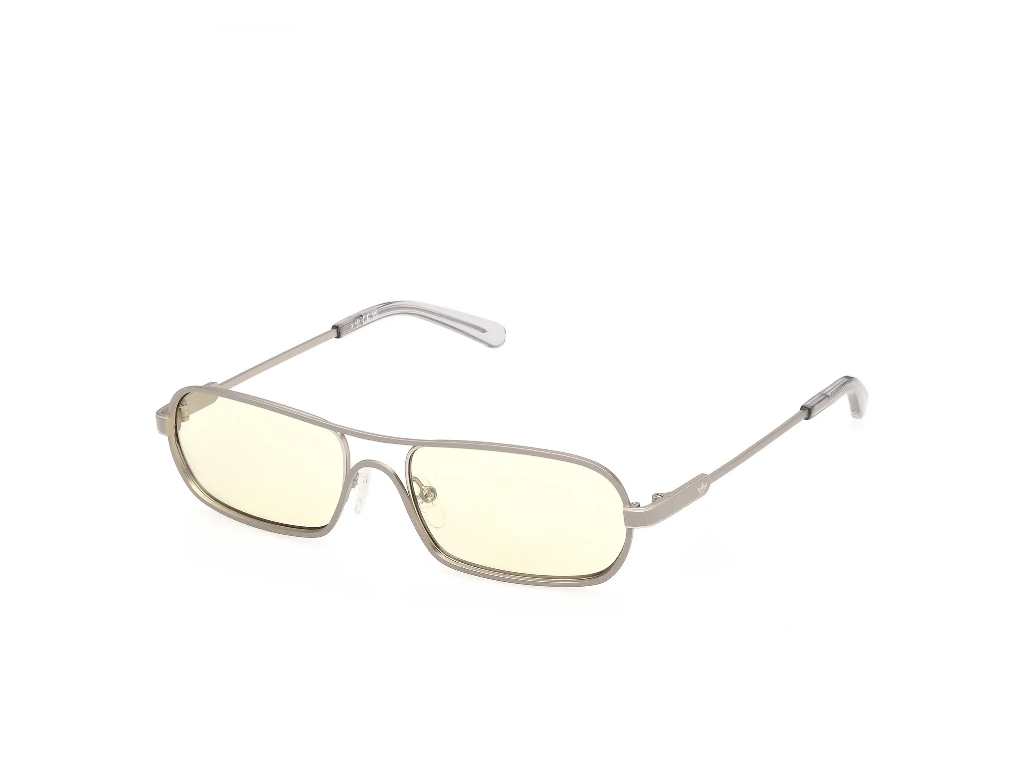 Adidas Sport OR0151 20E Occhiali da sole Iniettato Grigio Giallo Squadrata Normale