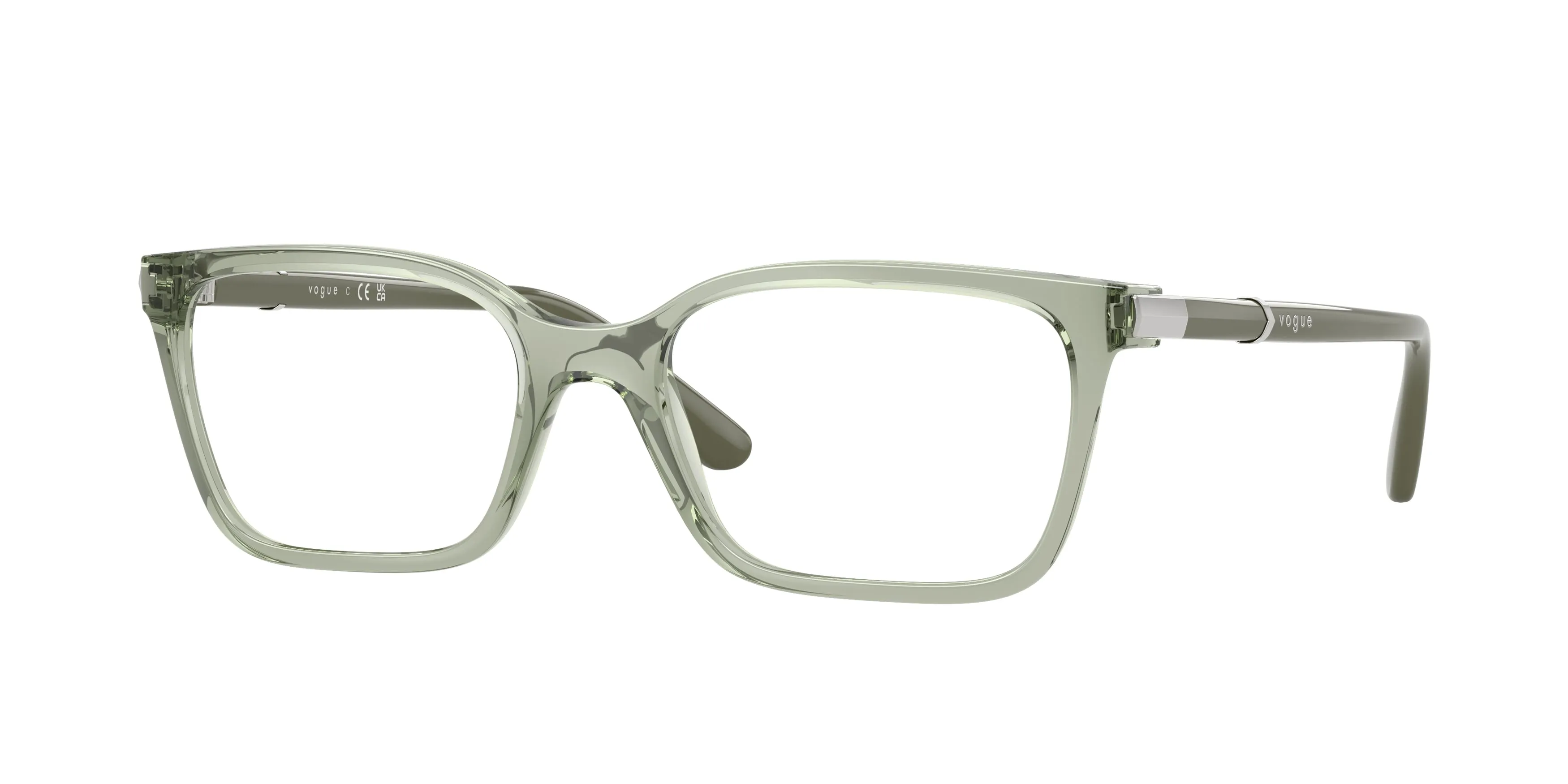 VOGUE EYEWEAR VO5745 3022 Montature da vista Nylon Verde Trasparente Pillow Normale