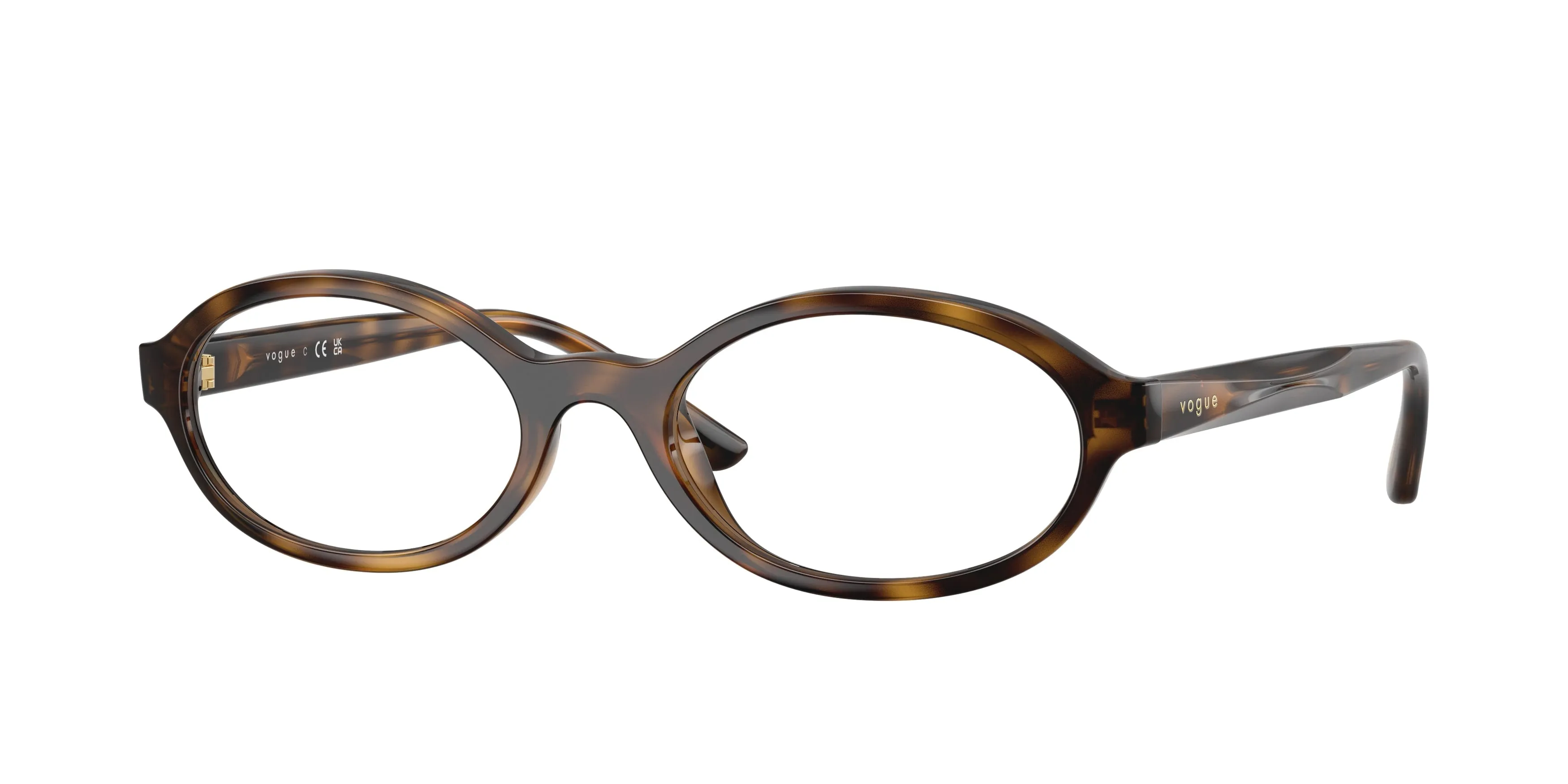 VOGUE EYEWEAR VO5728U W656 Montature da vista Acetato Marrone Trasparente Rotonda Normale