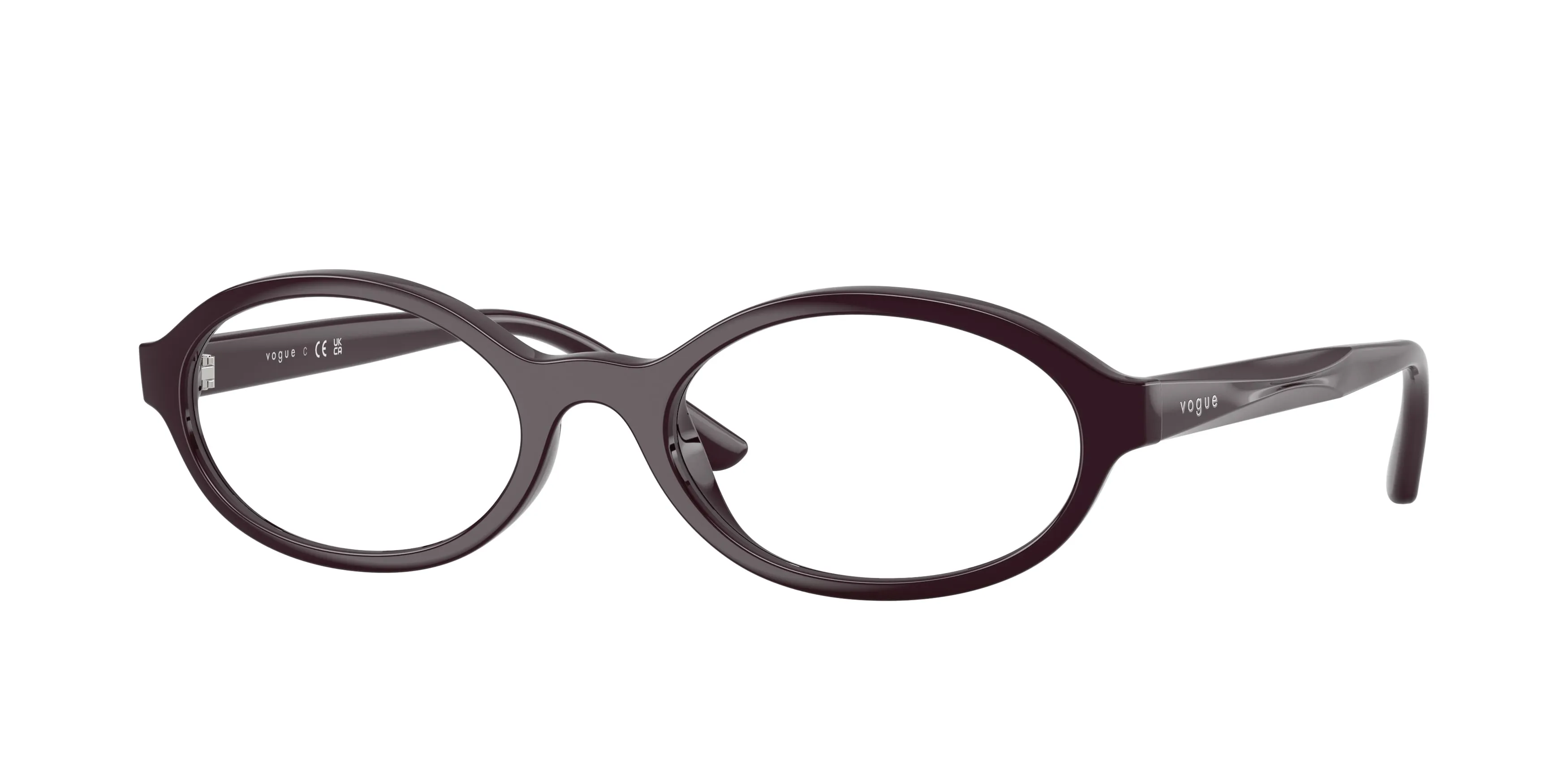 VOGUE EYEWEAR VO5728U 2426 Montature da vista Acetato Viola Trasparente Rotonda Normale