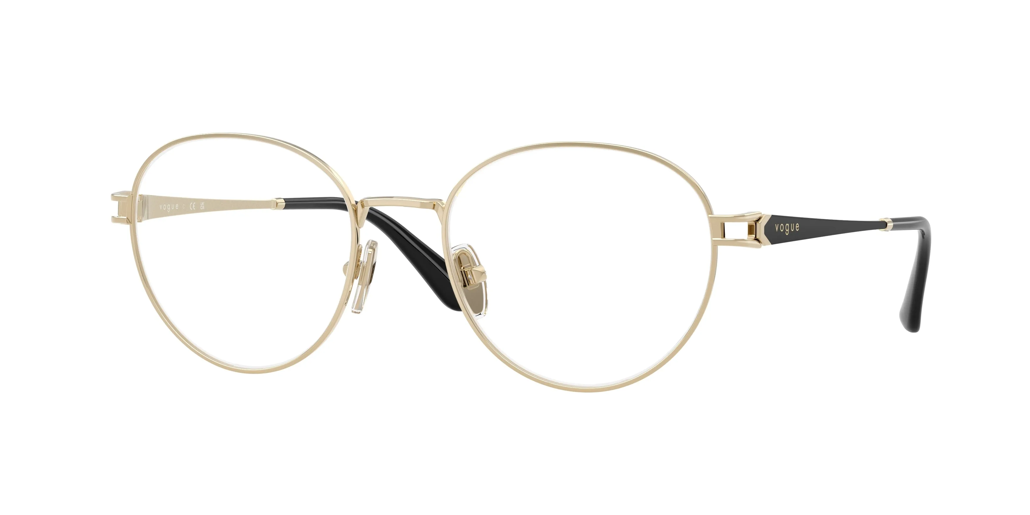 VOGUE EYEWEAR VO4370 848 Montature da vista Metallo Oro Trasparente Pantos Normale