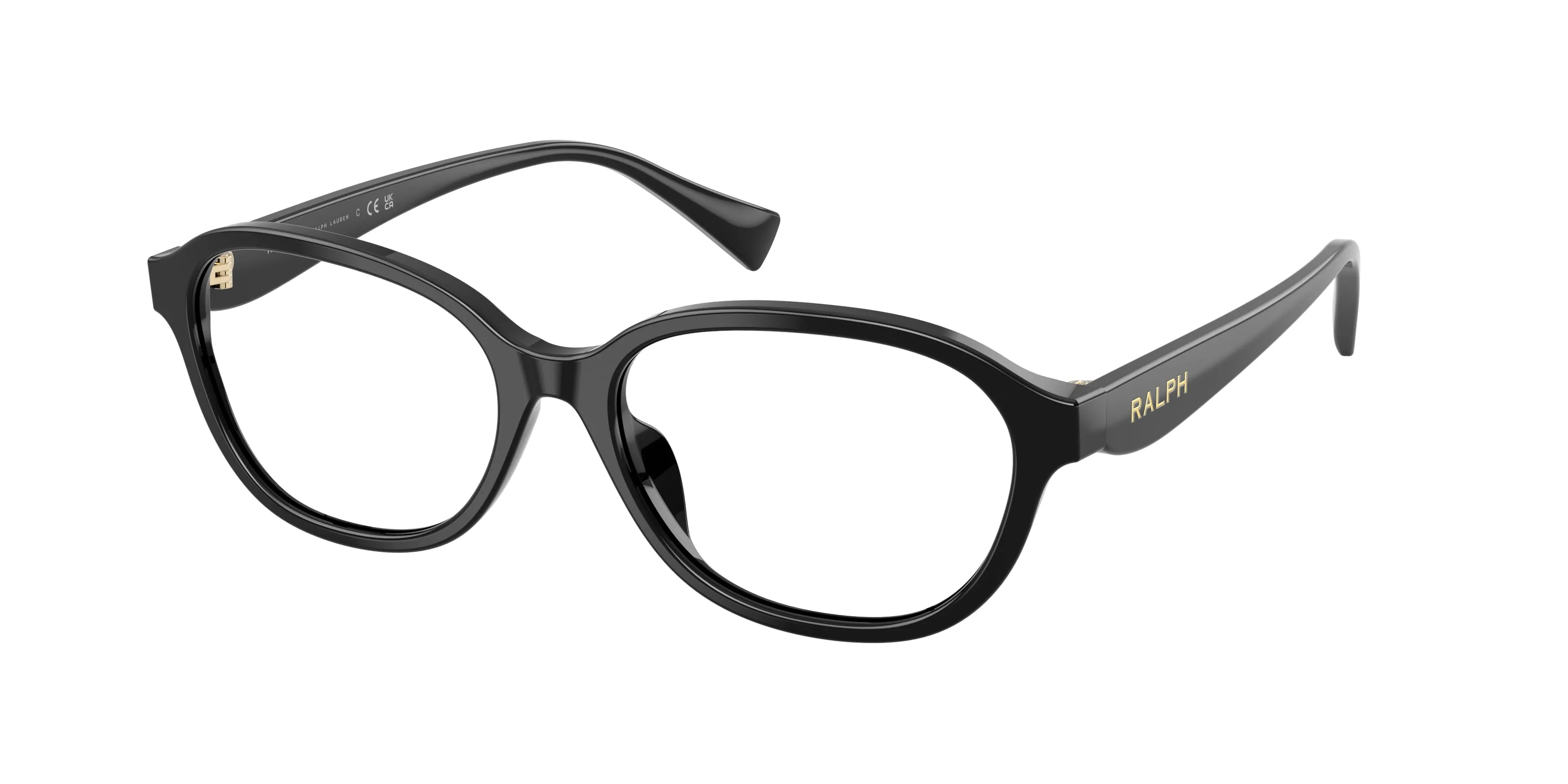 Ralph Lauren RA7203U 5001 Montature da vista Acetato Nero Trasparente Pillow Normale