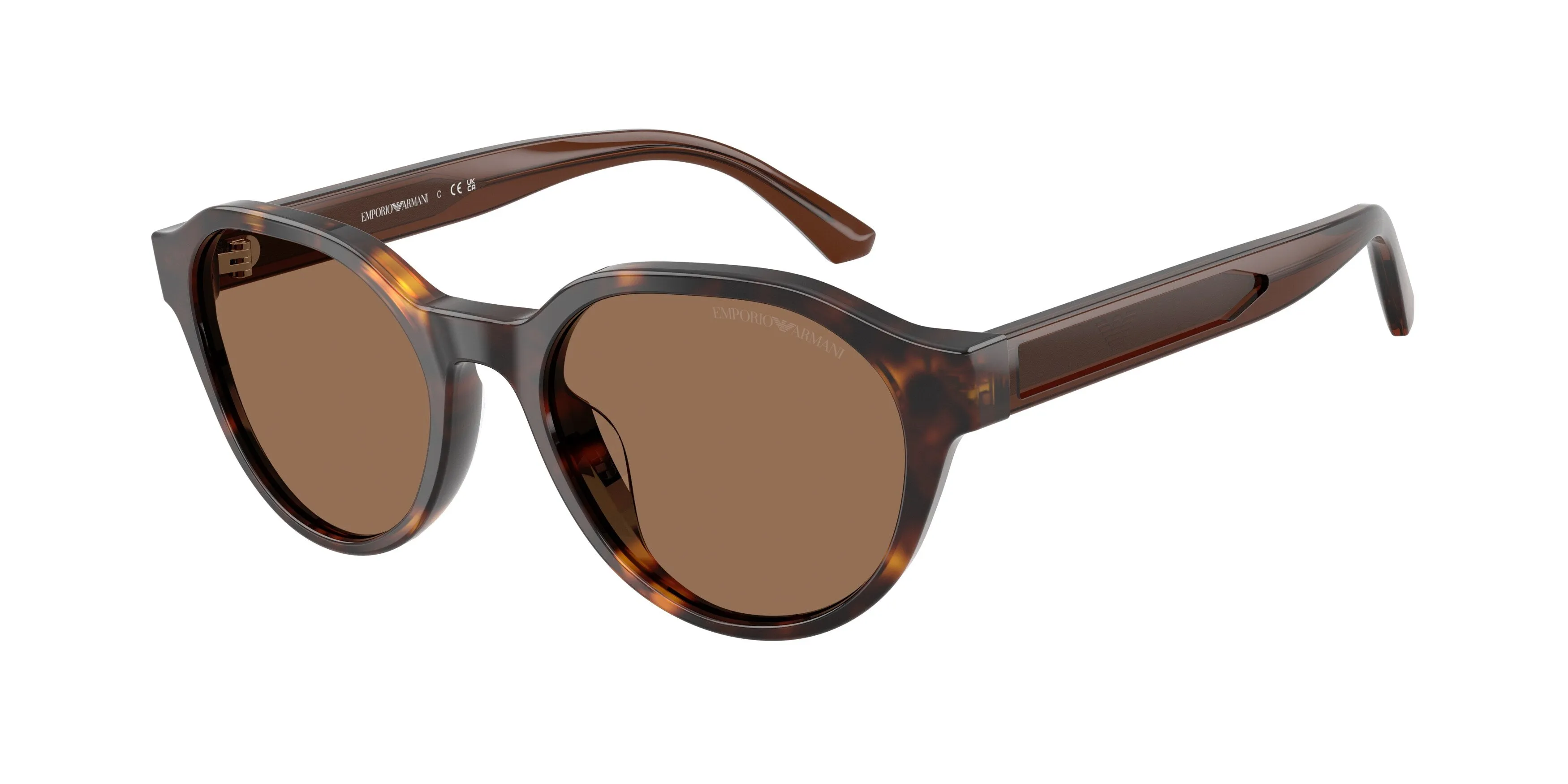 Emporio Armani EK4008U 502673 Occhiali da sole bambino Acetato Tartaruga Marrone Pantos Normale