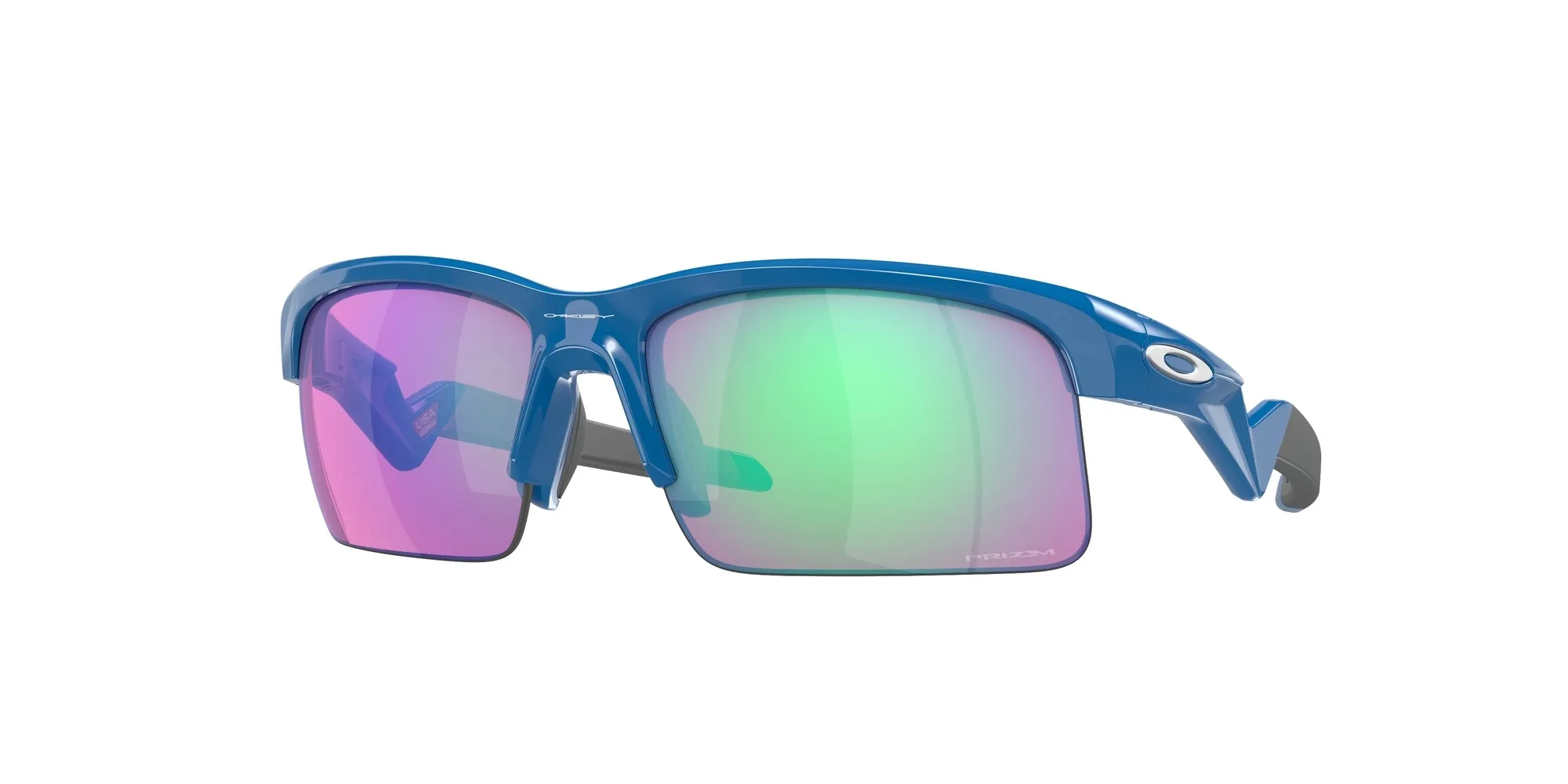 Oakley OJ9013 CAPACITOR 901305 Occhiali da sole bambino O_Matter Blu Viola Squadrata Normale Prizm