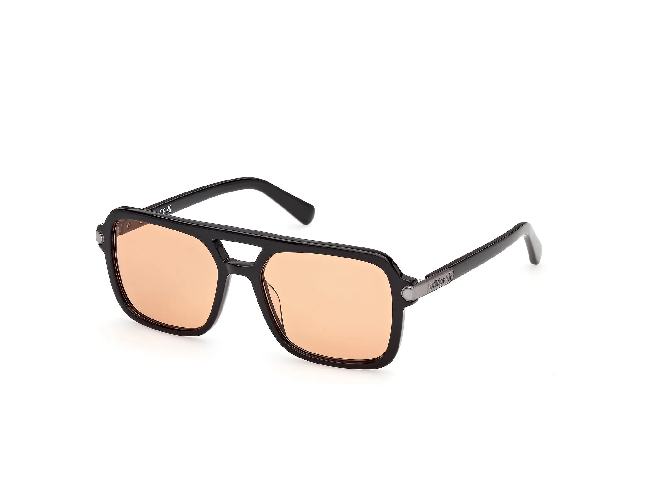Adidas Sport OR0149 01E Occhiali da sole Acetato Nero Marrone Squadrata Normale
