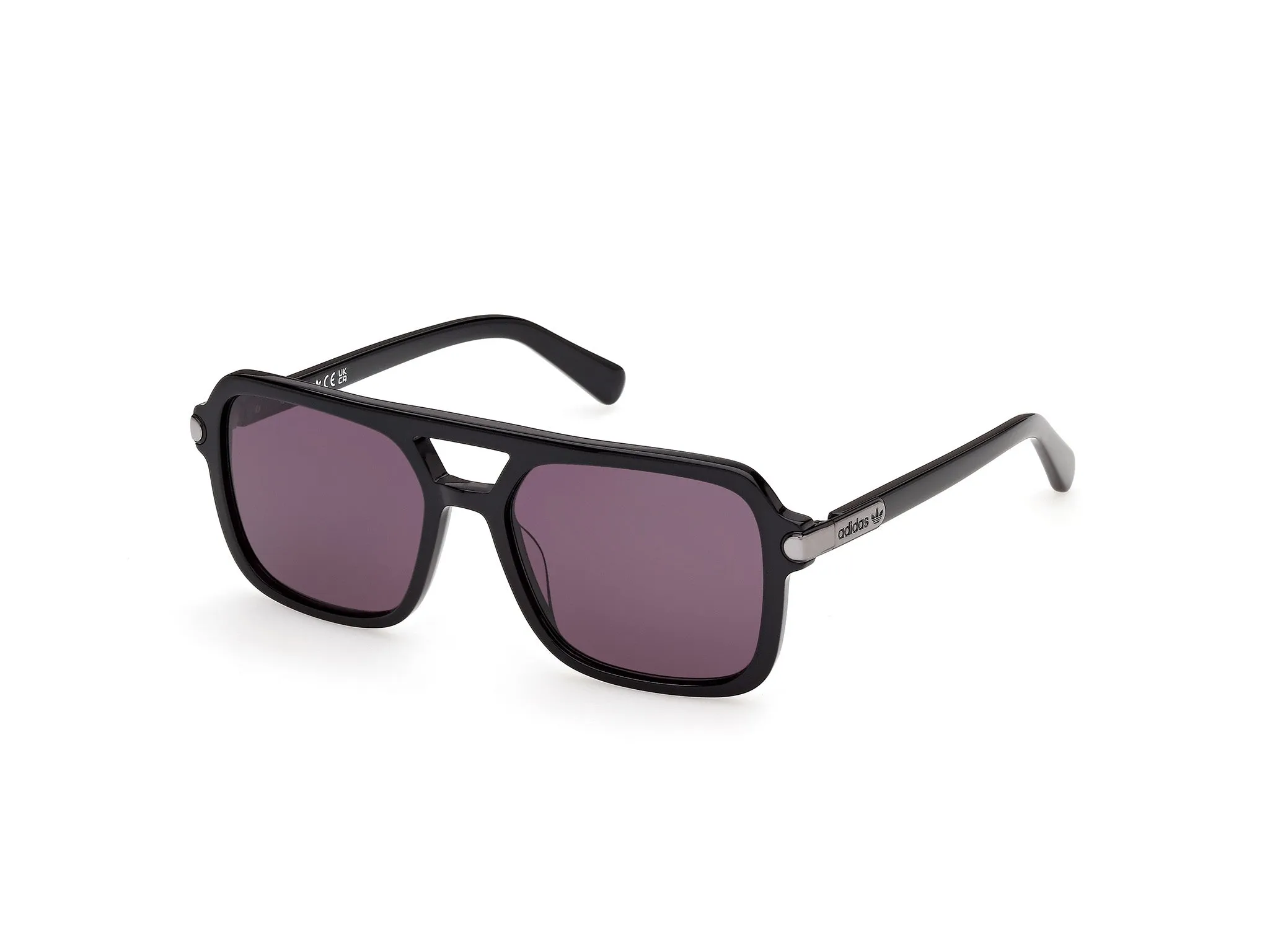Adidas Sport OR0149 01A Occhiali da sole Acetato Nero Fumo Squadrata Normale