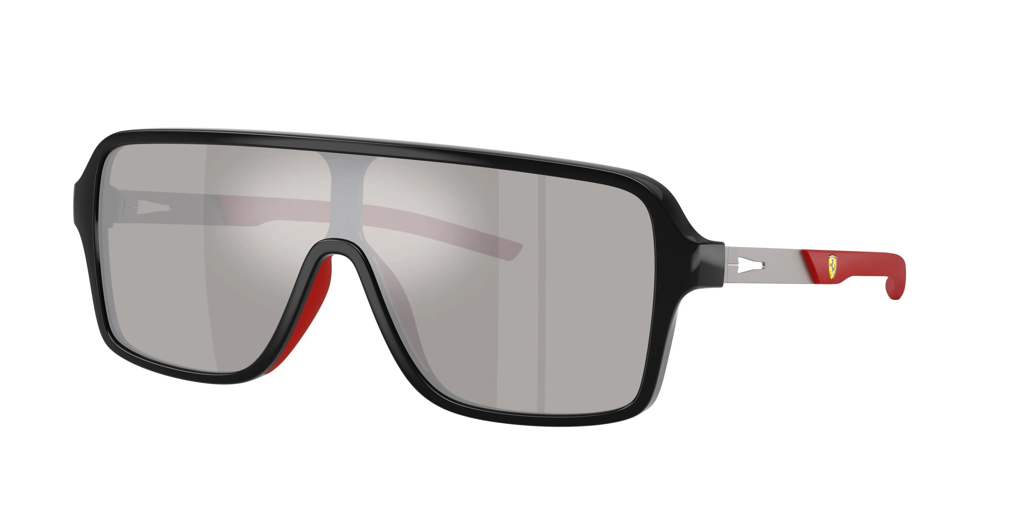 Ferrari Scuderia FZ6022U 501/6G Occhiali da sole Iniettato Nero Grigio Squadrata Normale