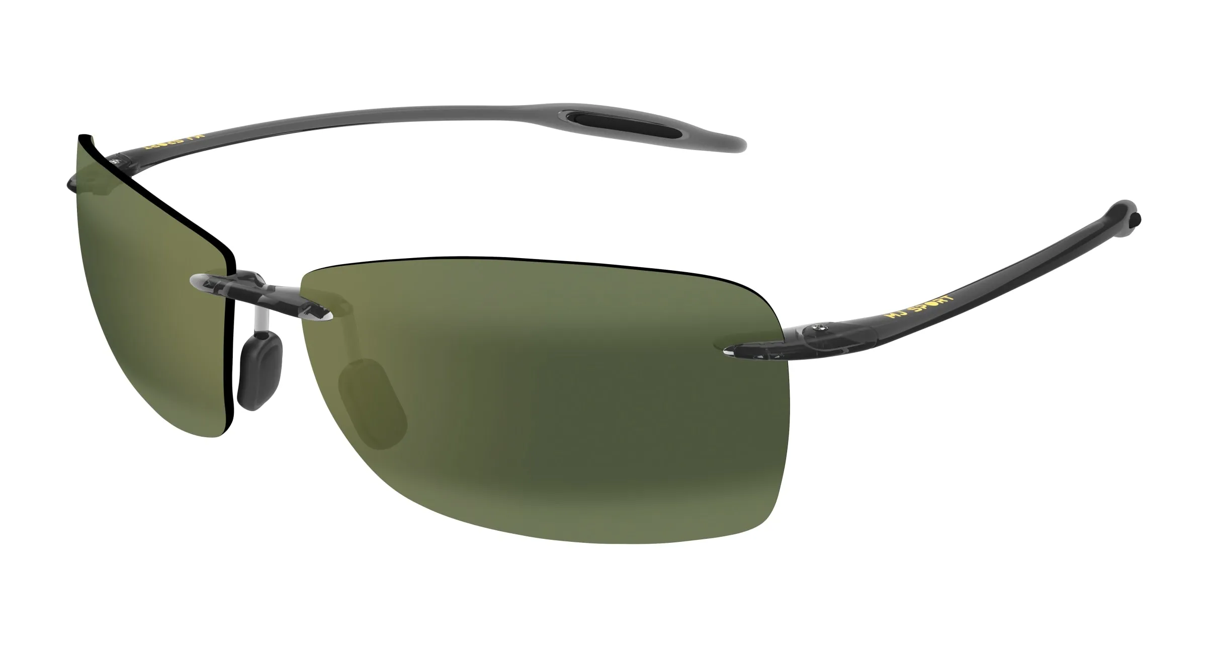 Maui Jim MJ0423S 003 Occhiali da sole Iniettato Grigio Verde Squadrata