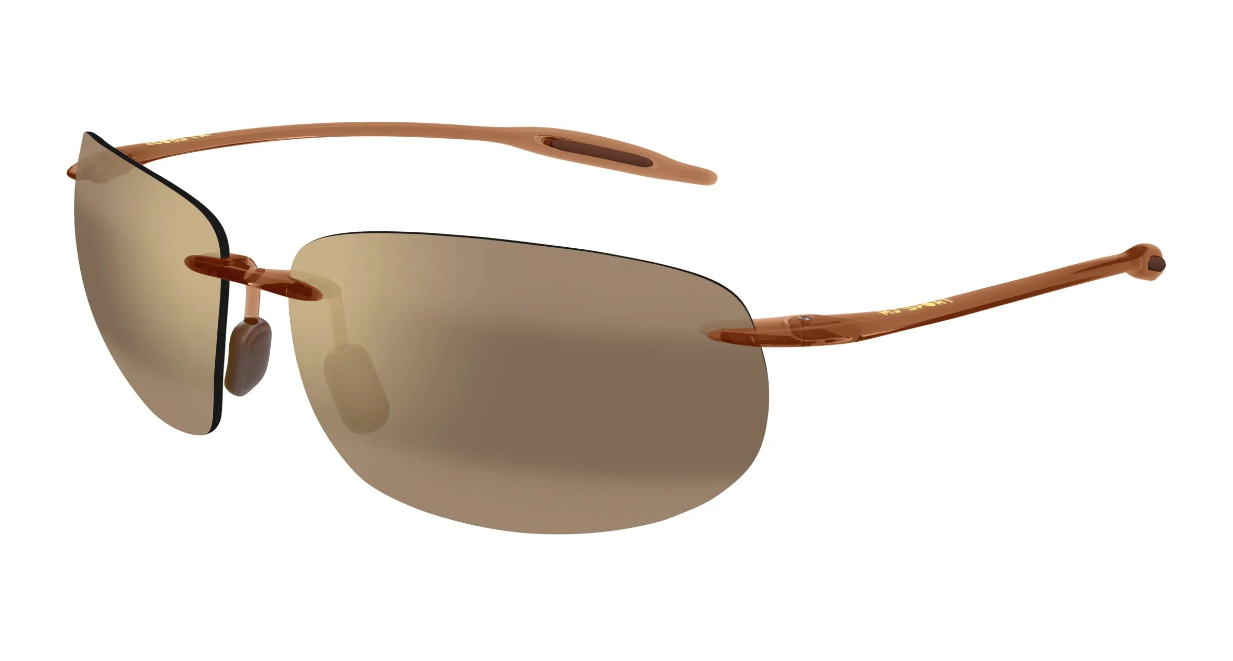 Maui Jim MJ0422S 002 Occhiali da sole Iniettato Marrone Bronzo Squadrata