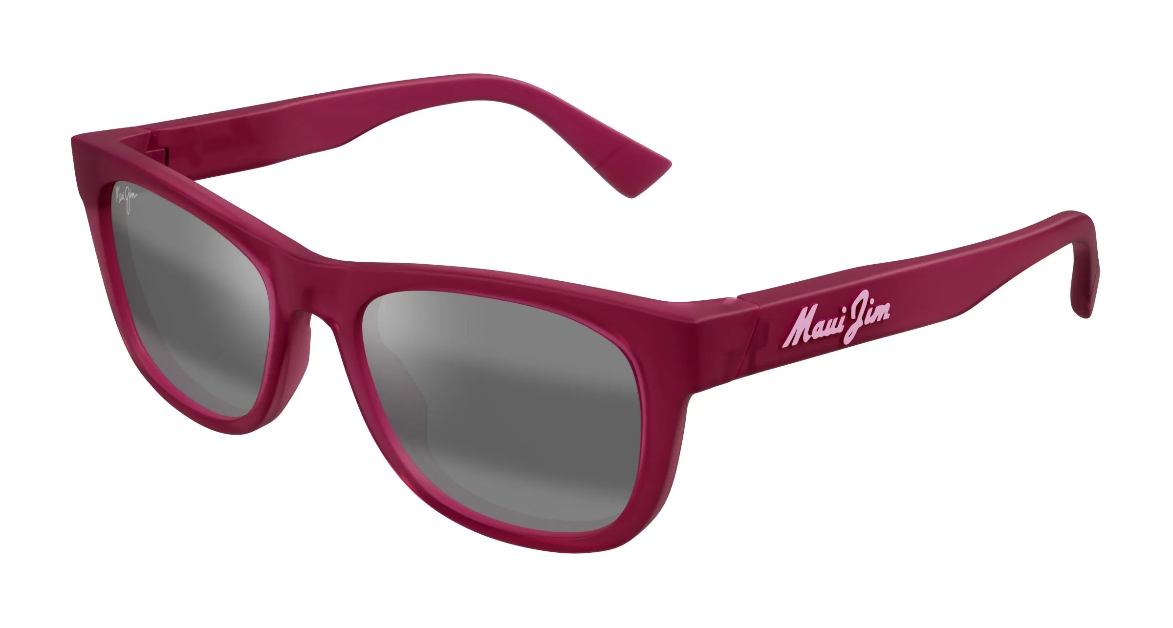 Maui Jim MJ0687S 004 Occhiali da sole Bio-iniettato Rosa Grigio Squadrata
