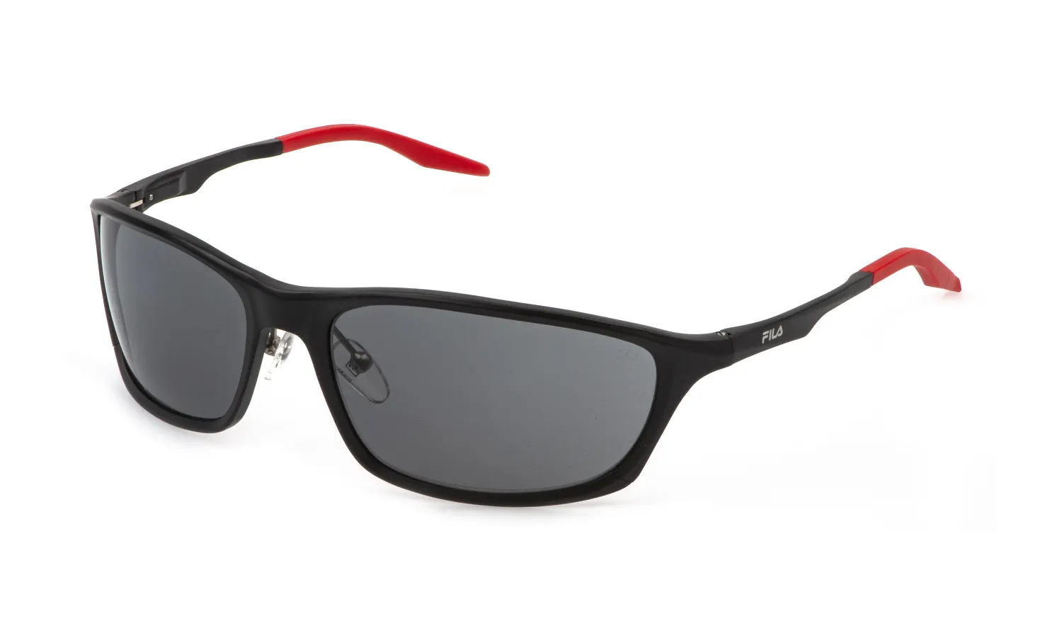 Fila SFID68 531 Occhiali da sole Metallo Nero Fumo Squadrata Idrorepellente