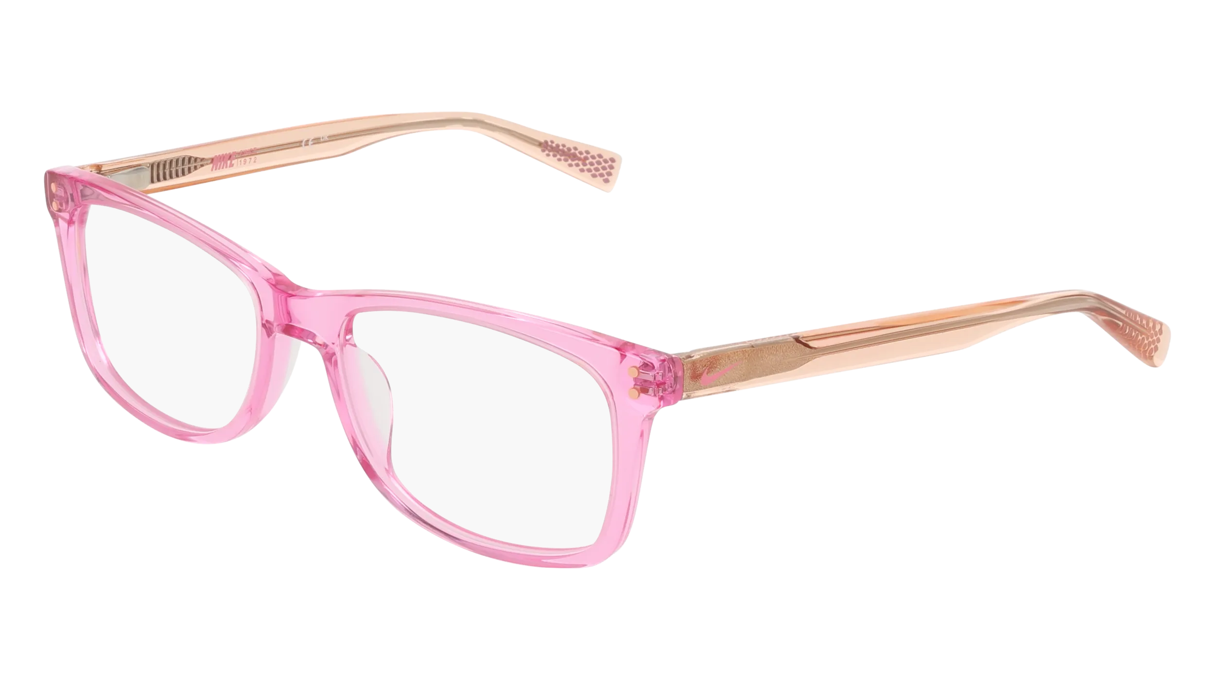Nike NIKE 5538 673 Montature da vista bambino Acetato Rosa Squadrata Normale