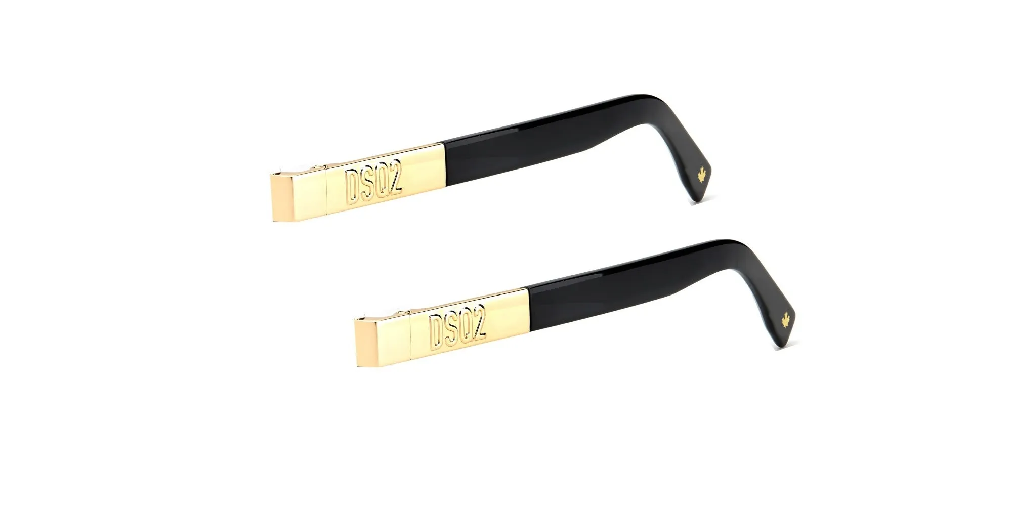 Dsquared2 Dsquared2 Aste di ricambio D2 0028/S Aste di ricambio Nero/Oro
