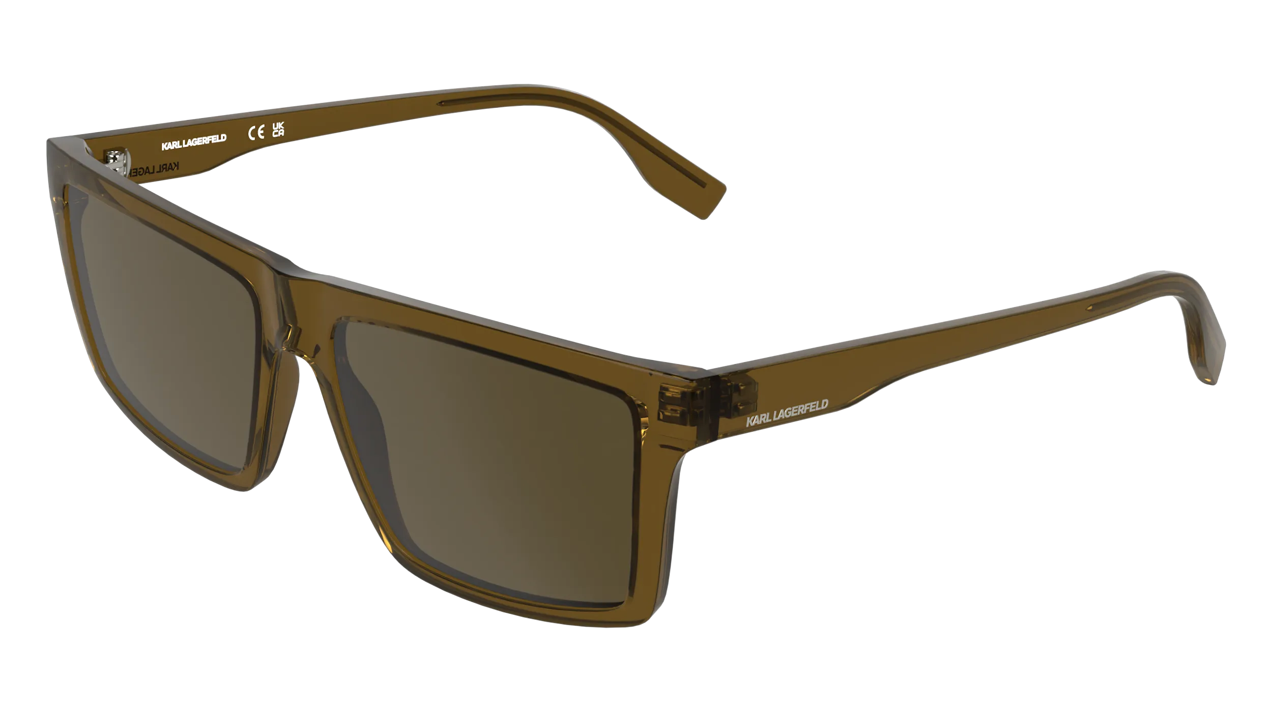 Karl Lagerfeld KL6225S 210 Occhiali da sole Bio-iniettato Marrone Marrone Squadrata Normale