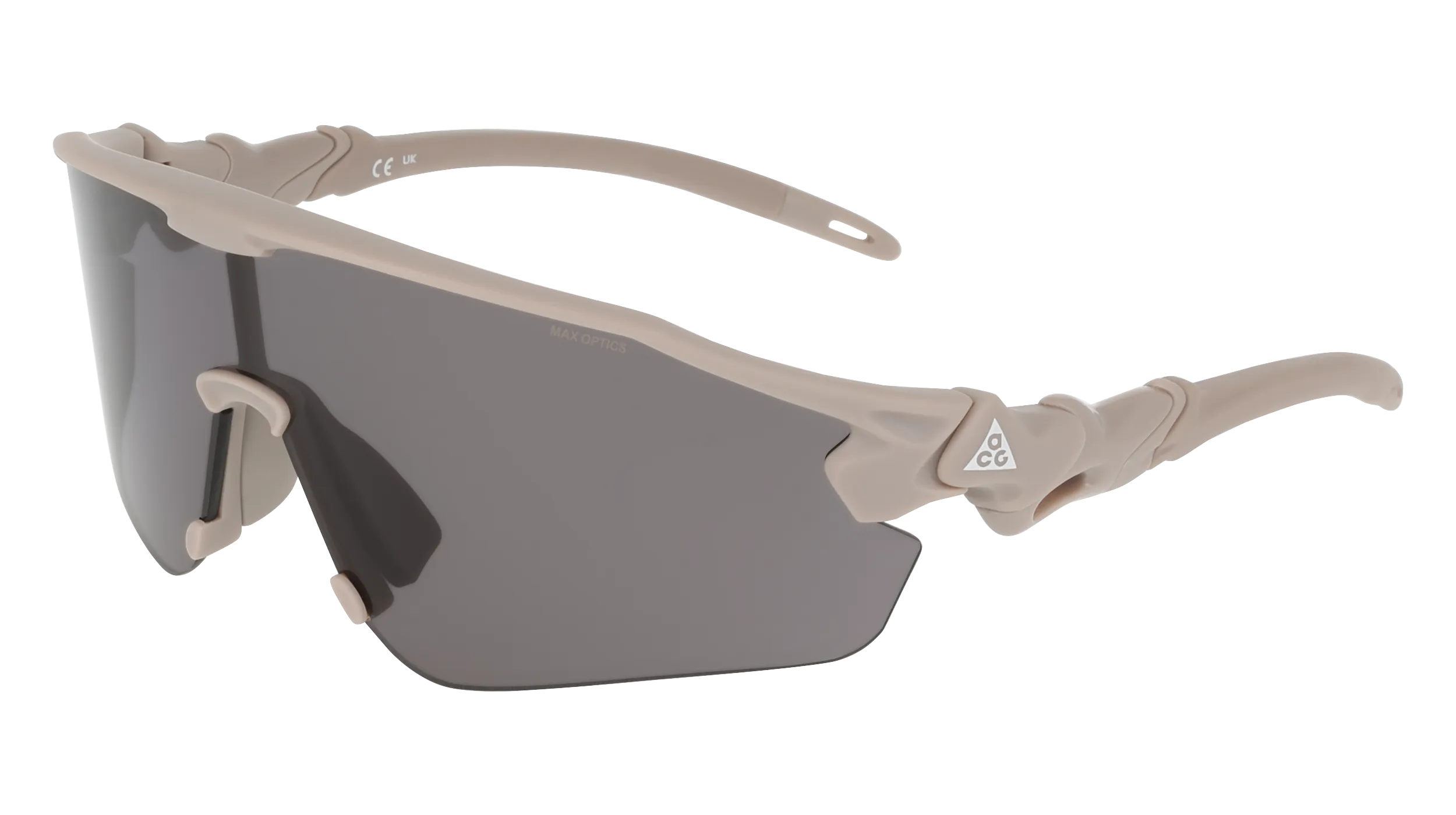 Nike NIKE ACG VISTA PEAK IQ9341X 009 Occhiali da sole Bio-iniettato Grigio Grigio Maschera Normale
