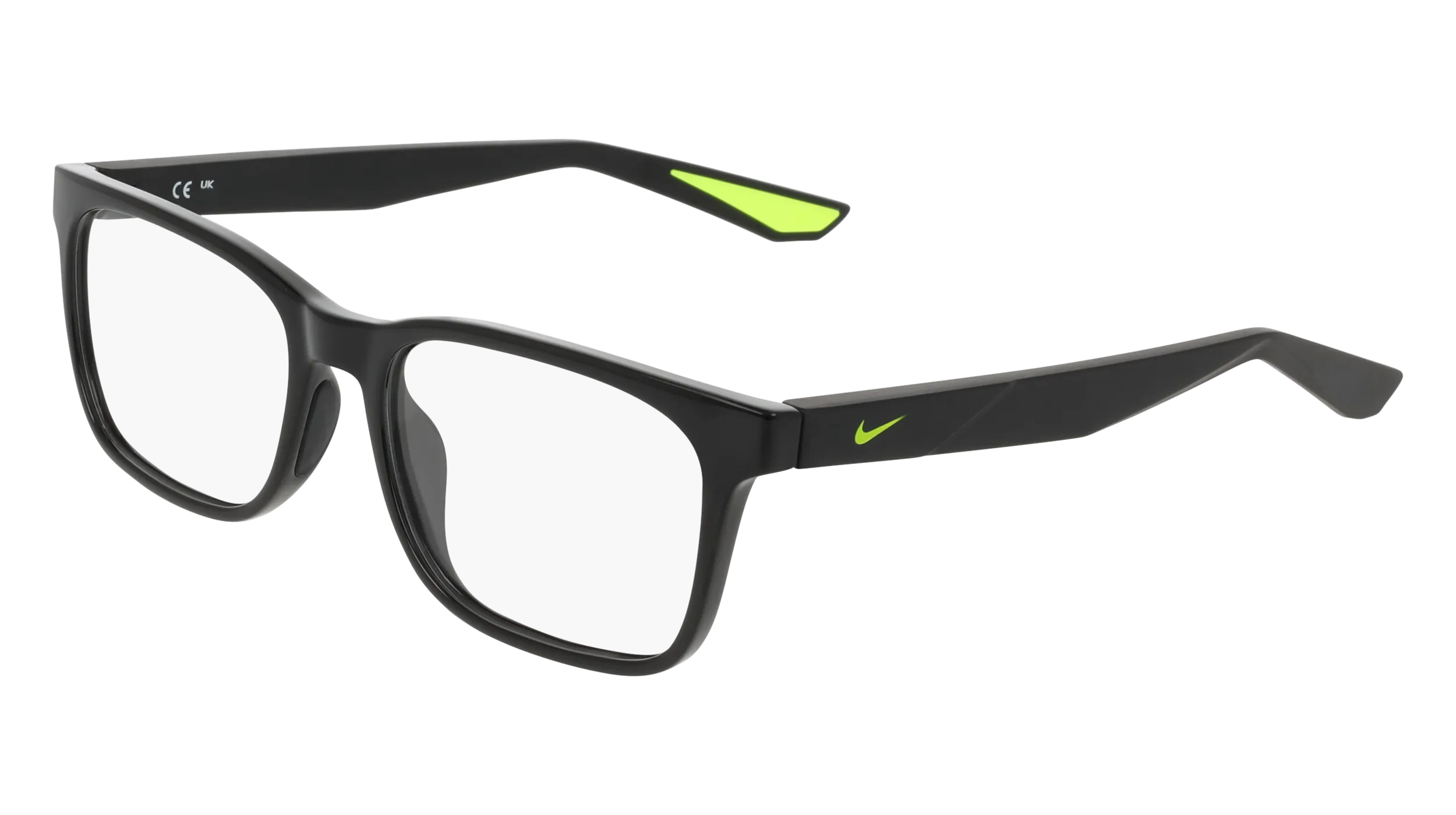 Nike NIKE 7415 007 Montature da vista Bio-iniettato Nero Squadrata Normale