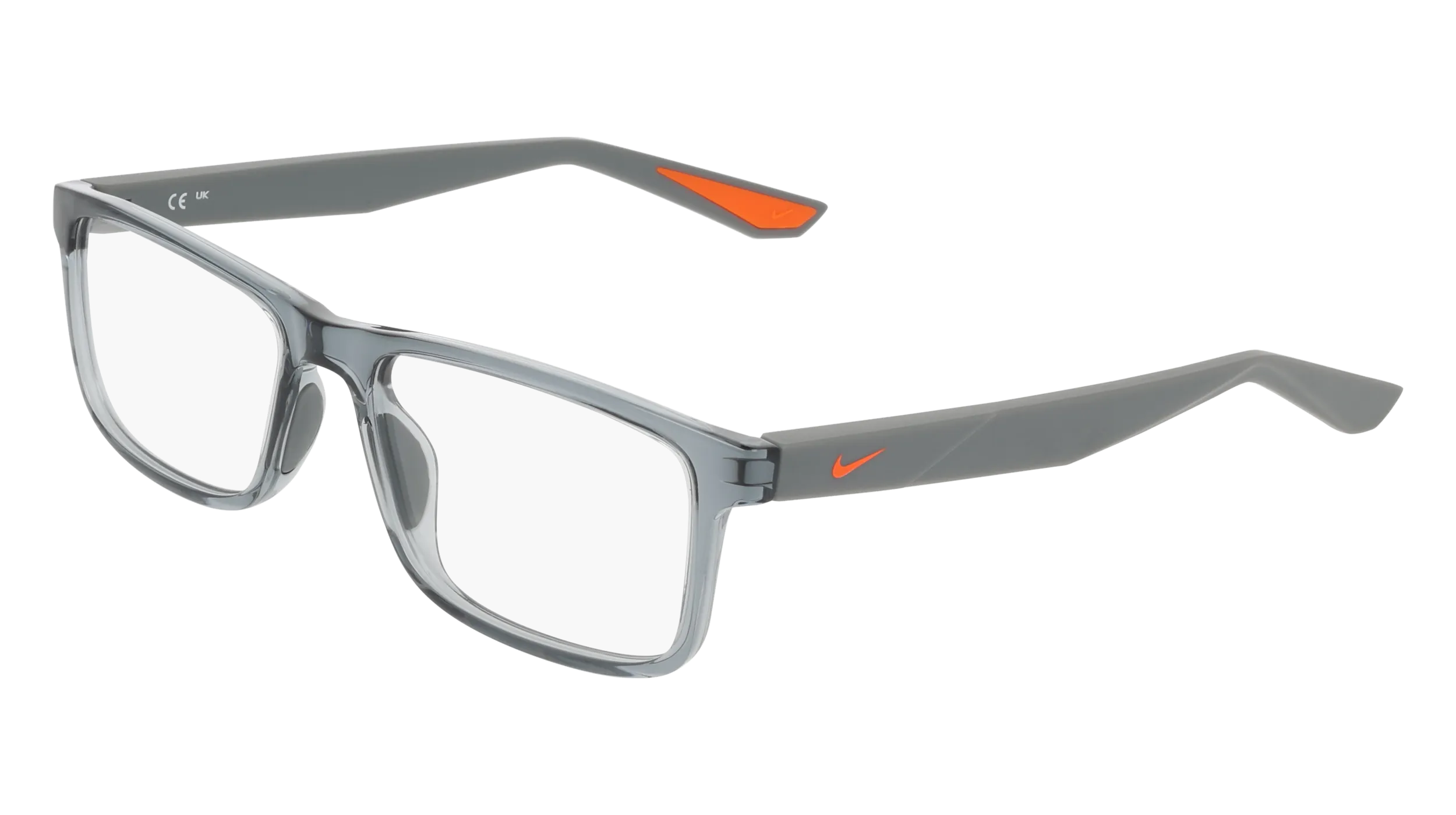 Nike NIKE 7416 034 Montature da vista Bio-iniettato Grigio Squadrata Normale