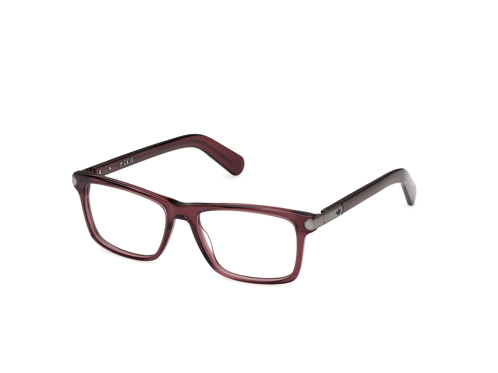 Adidas Sport OR5143 69 Montature da vista Acetato Bordeaux Squadrata Normale