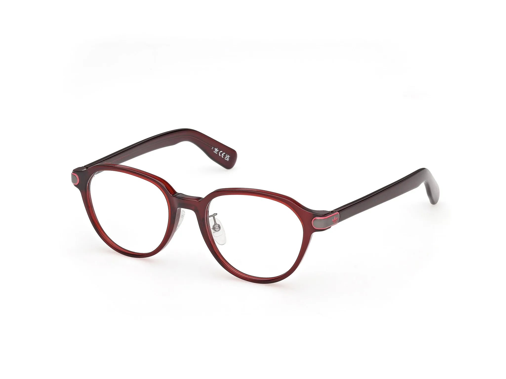 Adidas Sport OR5133-H 66 Montature da vista Acetato Rosso Rotonda Normale