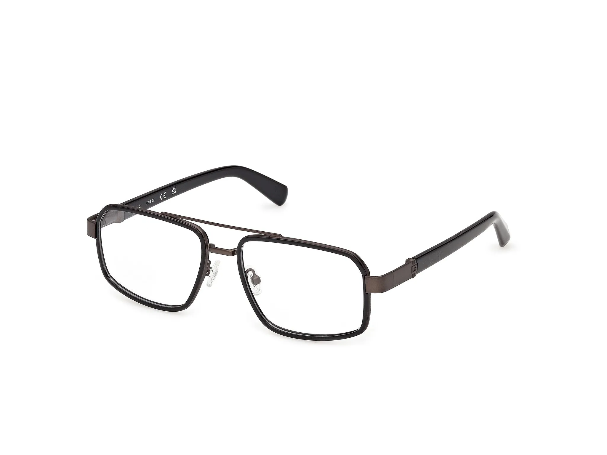 Guess GU50372 1 Montature da vista Metallo Nero Squadrata Normale