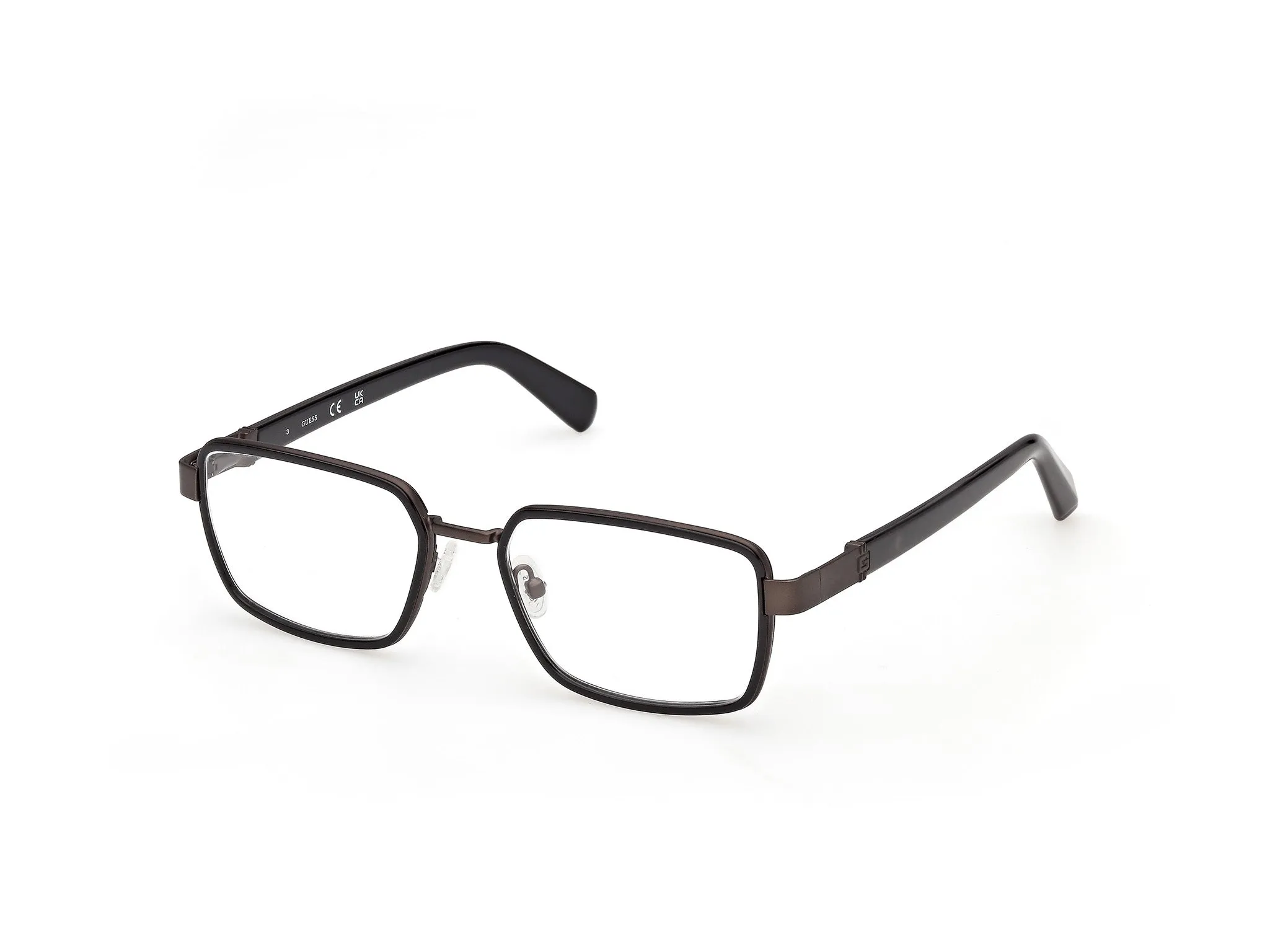 Guess GU50371 1 Montature da vista Metallo Nero Squadrata Normale