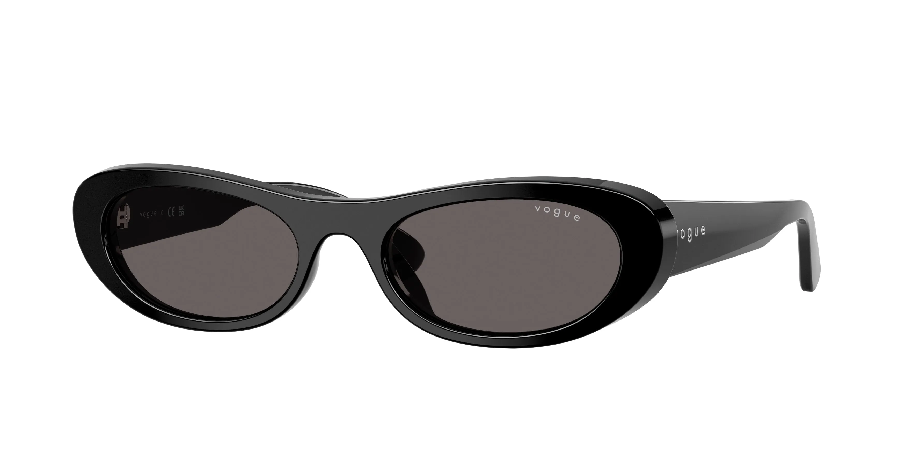 VOGUE EYEWEAR VO5695SU W44/87 Occhiali da sole Acetato Nero Grigio Rotonda Normale
