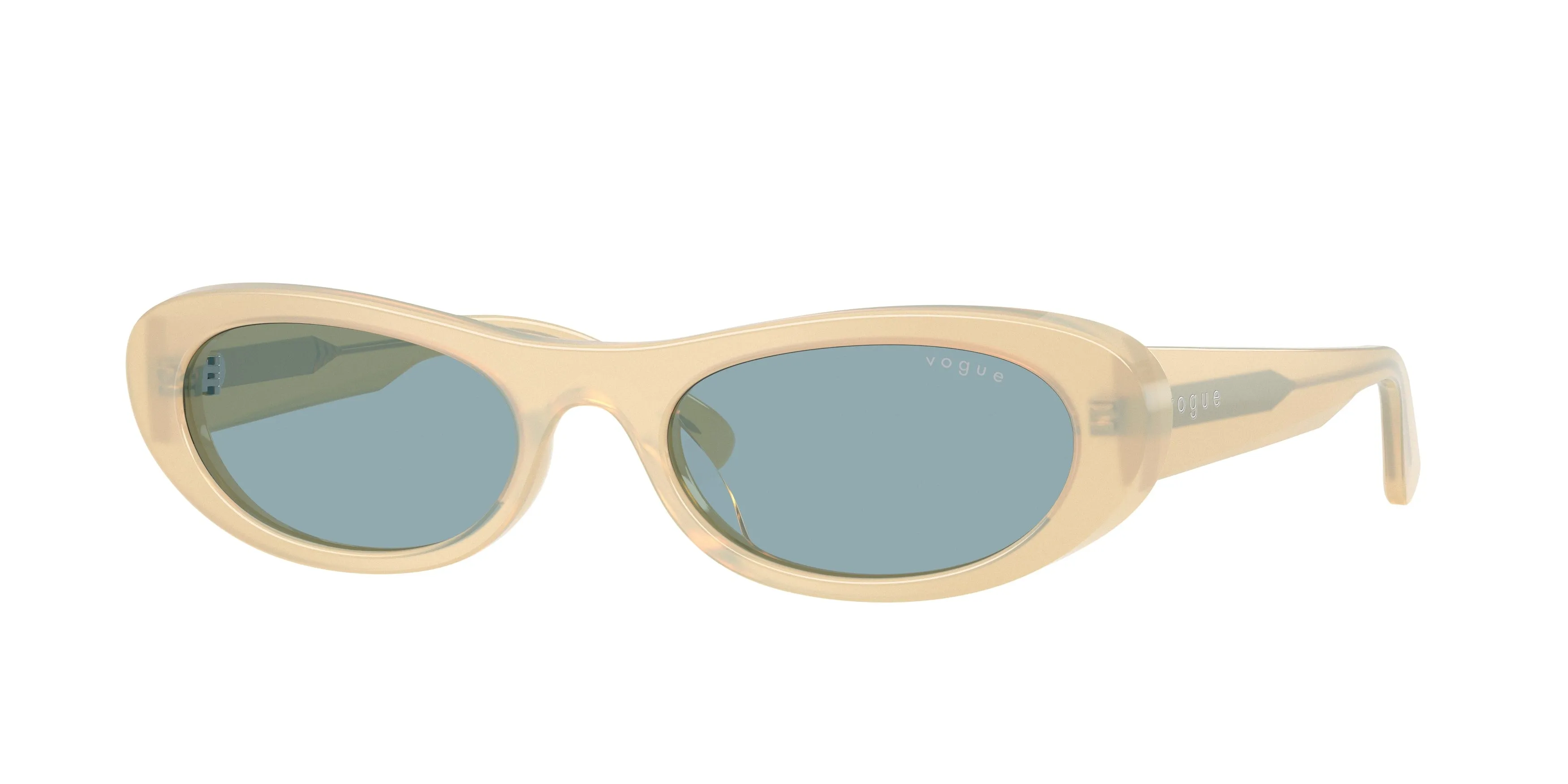 VOGUE EYEWEAR VO5695SU 328080 Occhiali da sole Acetato Bianco Blu Rotonda Normale