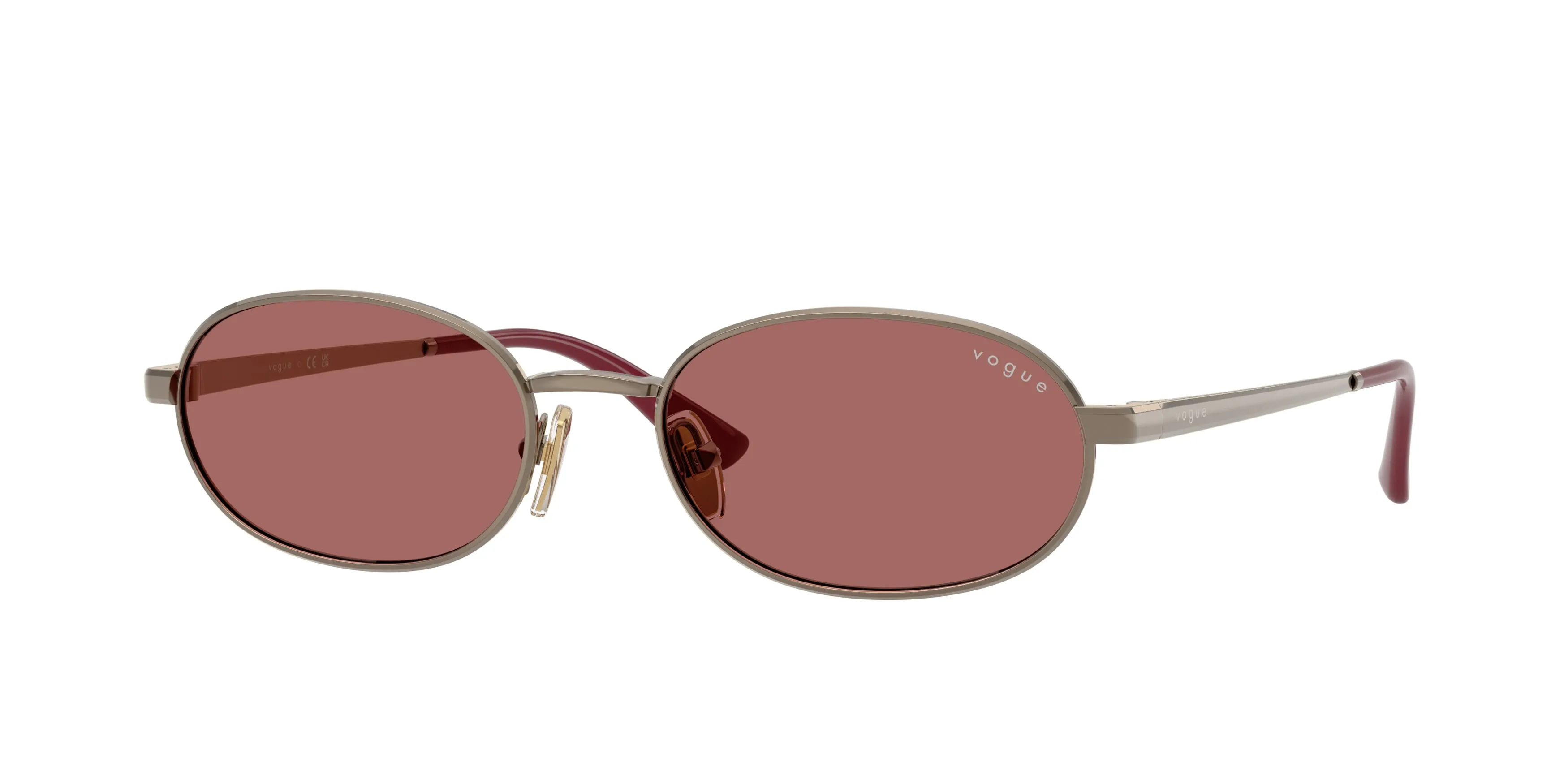 VOGUE EYEWEAR VO4353S 513869 Occhiali da sole Metallo Marrone Viola Rotonda Normale