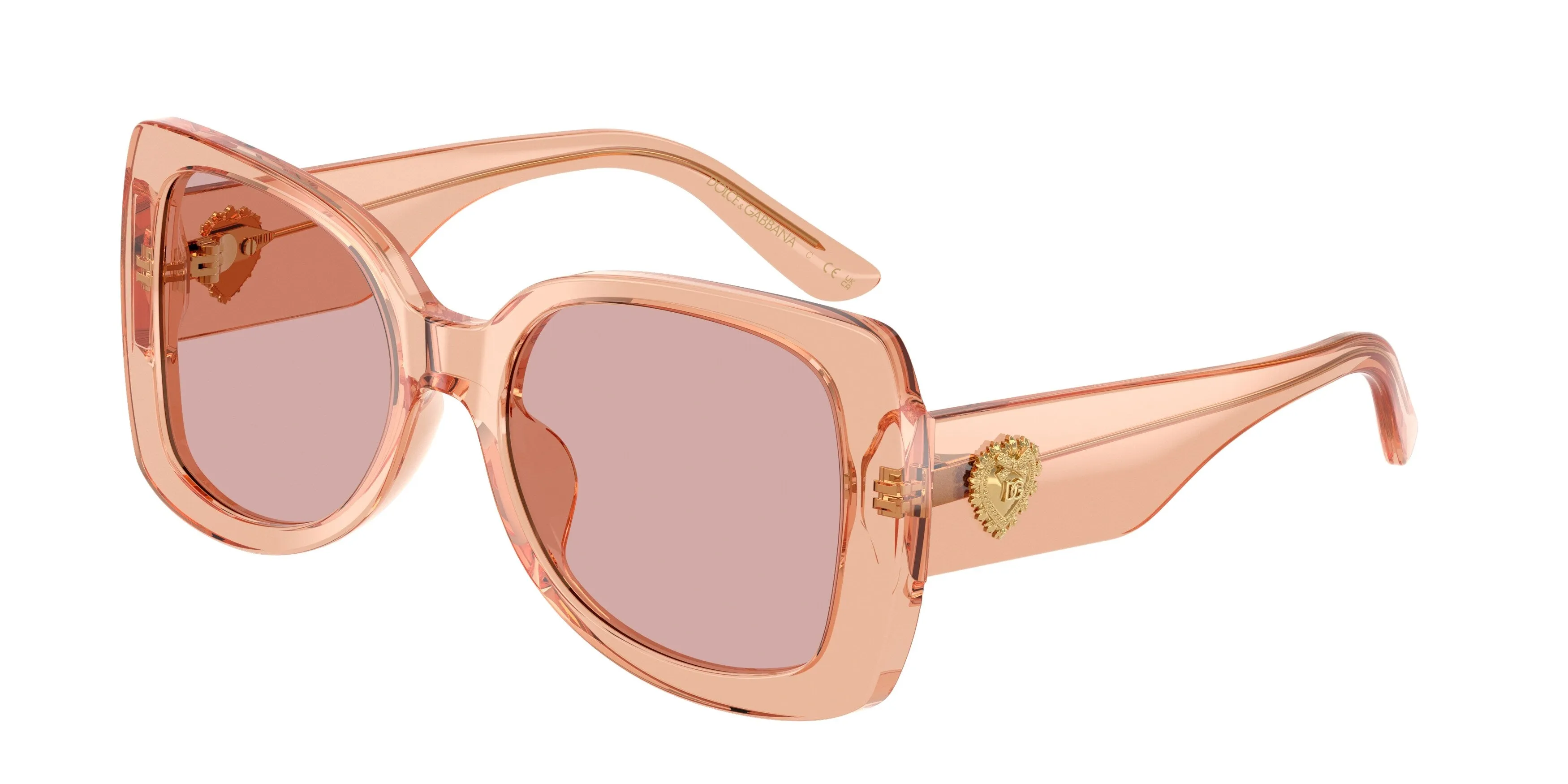 Dolce & Gabbana DX4012 322684 Occhiali da sole Acetato Rosa Viola Farfalla Normale
