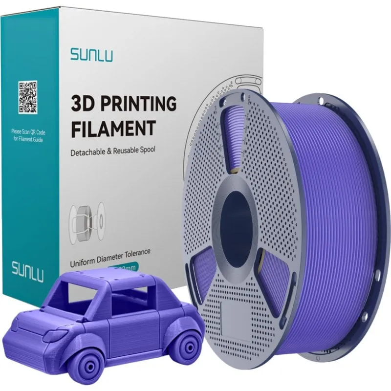 Filamento PETG SUNLU 6933582319939 Viola 1,75 mm Alta Resistenza Facile Stampa