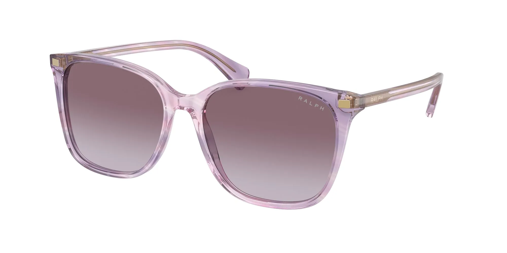 Ralph Lauren RA5293 VVCV 60368H Occhiali da sole Acetato Viola Viola Squadrata Normale Sfumato