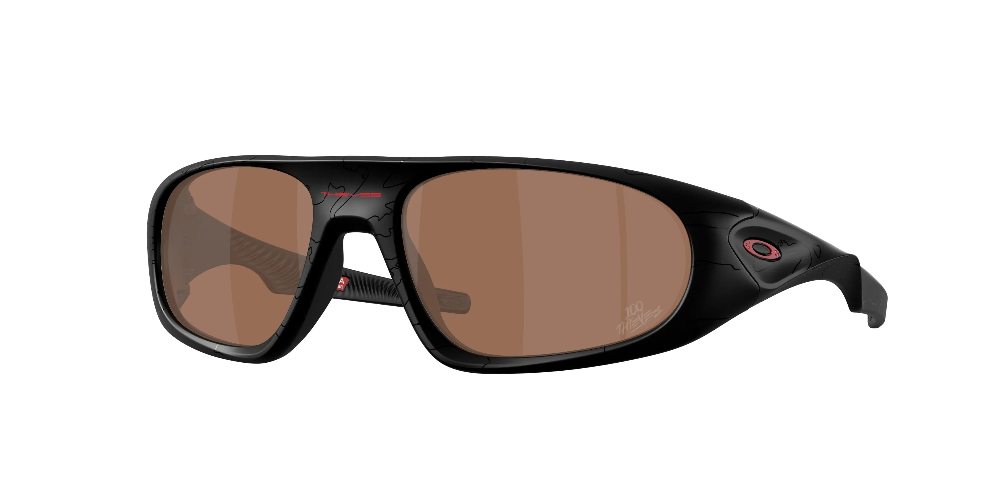 Oakley OO9528 NEOFORMA 952808 Occhiali da sole O_Matter Nero Marrone Rotonda Normale