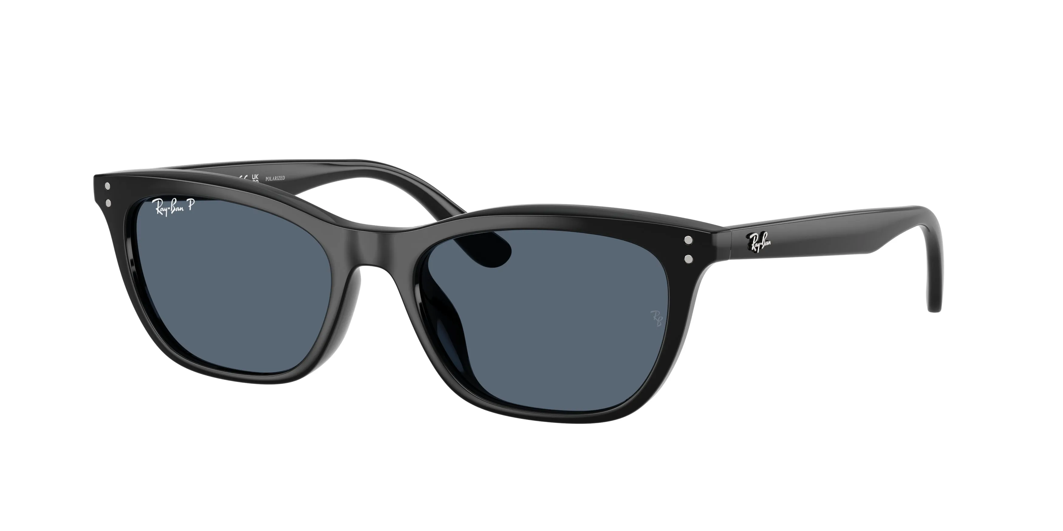 Ray - Ban RB4474D 901/2V Occhiali da sole Acetato Nero Blu Geometrica Polarizzata
