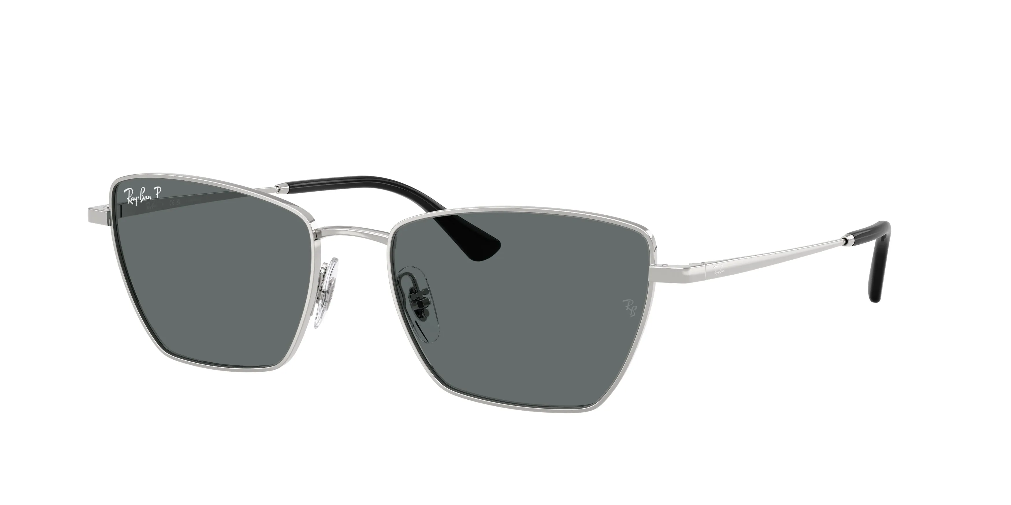 Ray - Ban RB3783 003/81 Occhiali da sole Metallo Argento Grigio Geometrica Polarizzata