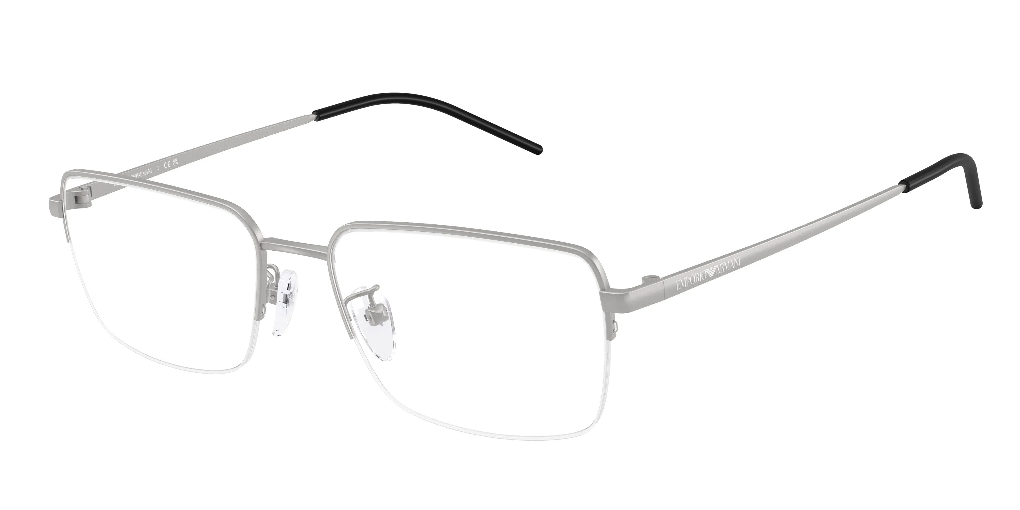 Emporio Armani EA1180D 3015 Montature da vista Metallo Argento Pillow Normale