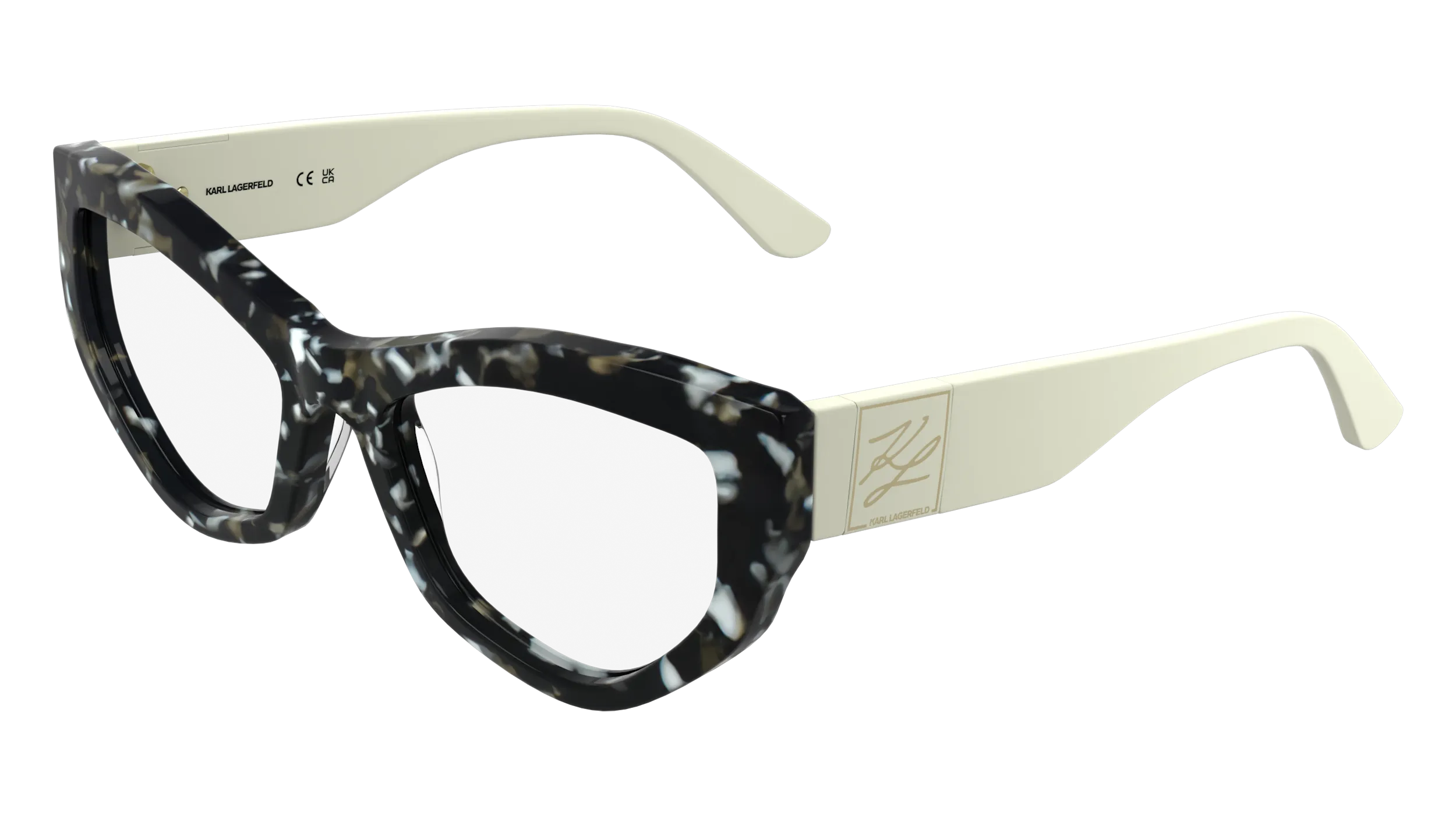 Karl Lagerfeld KL6211 016 Montature da vista Acetato Nero Cat Eye Normale