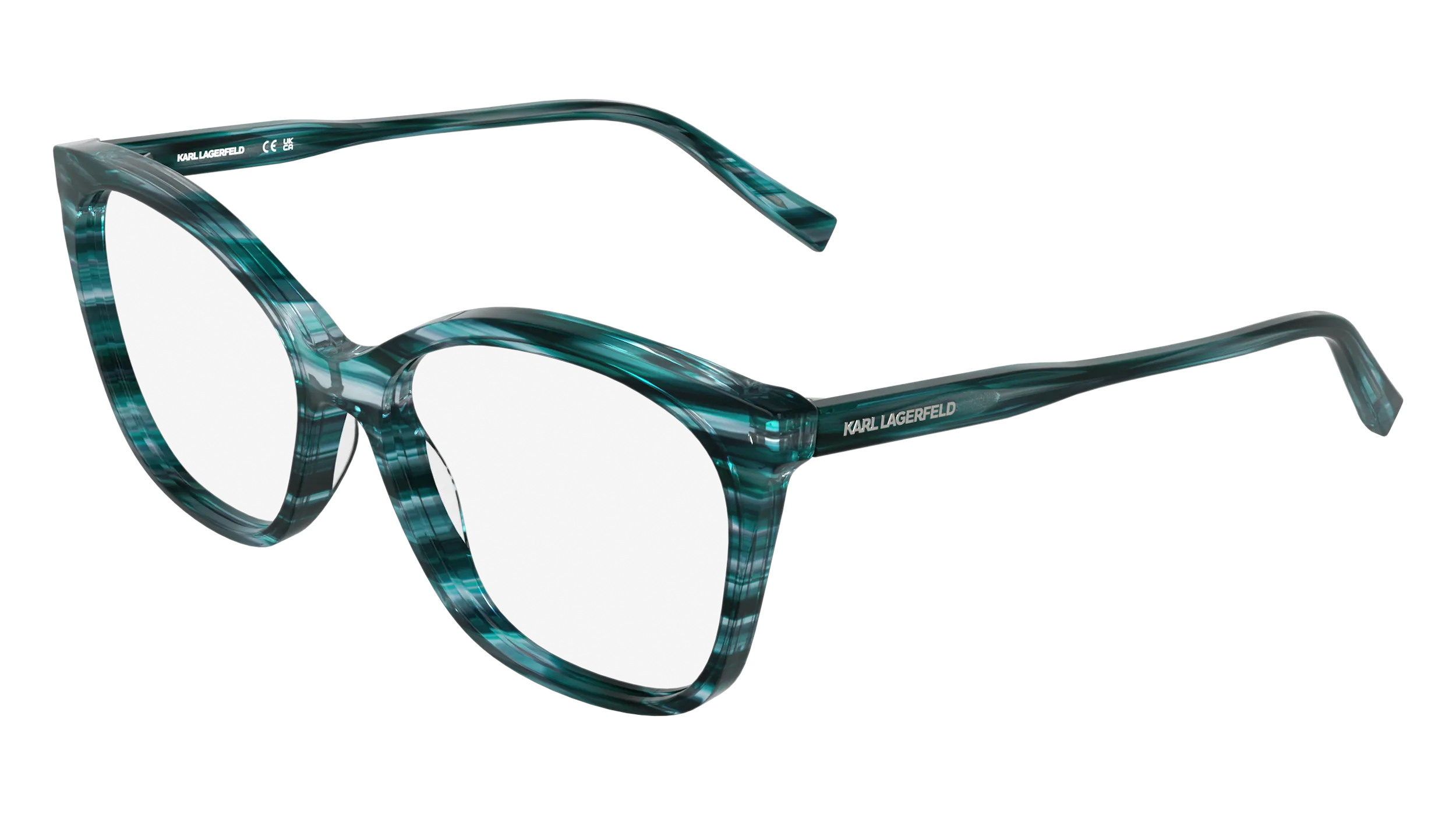 Karl Lagerfeld KL6230 429 Montature da vista Acetato Petrolio Farfalla Normale