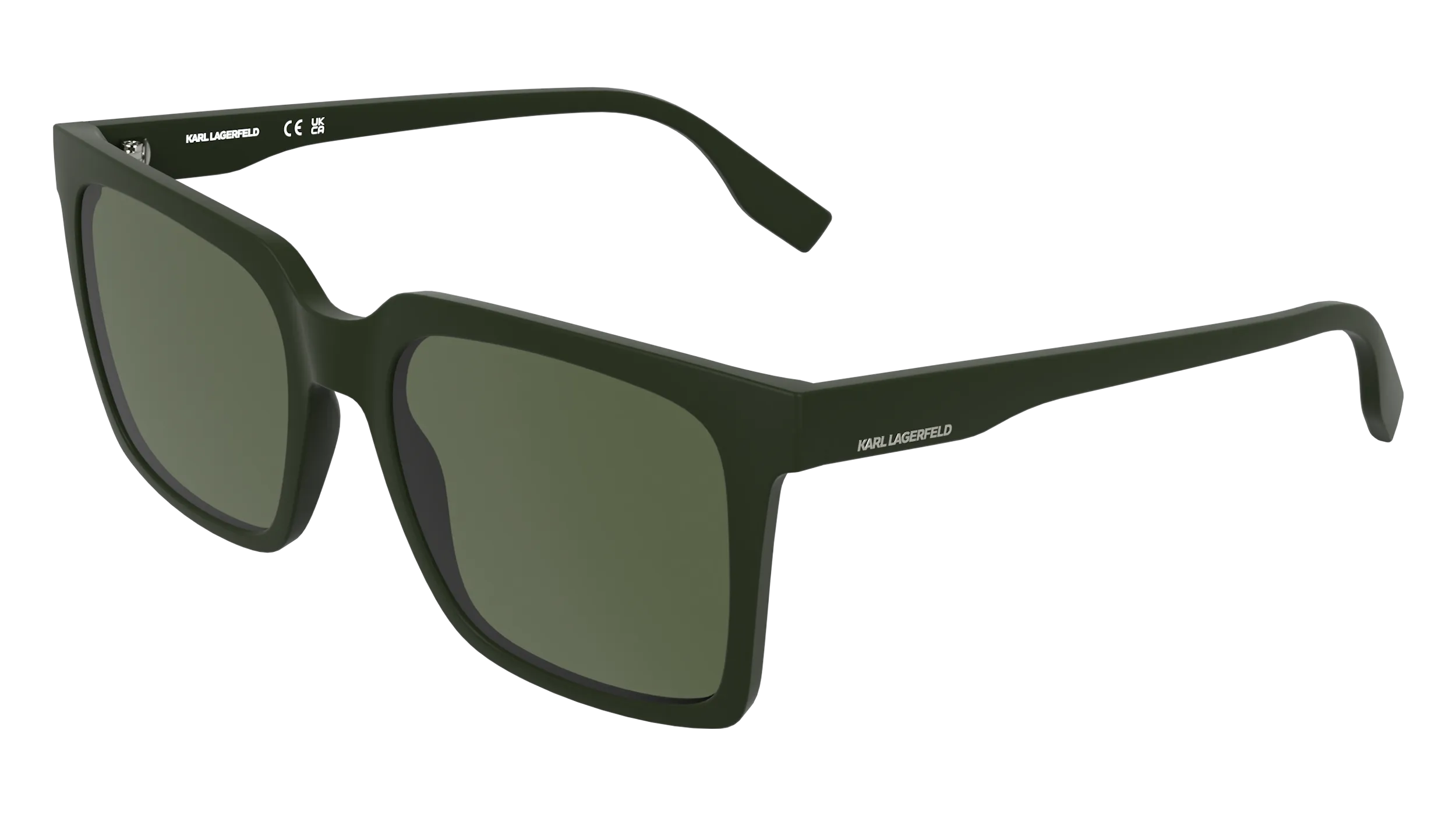 Karl Lagerfeld KL6224S 300 Occhiali da sole Bio-iniettato Verde Squadrata Normale
