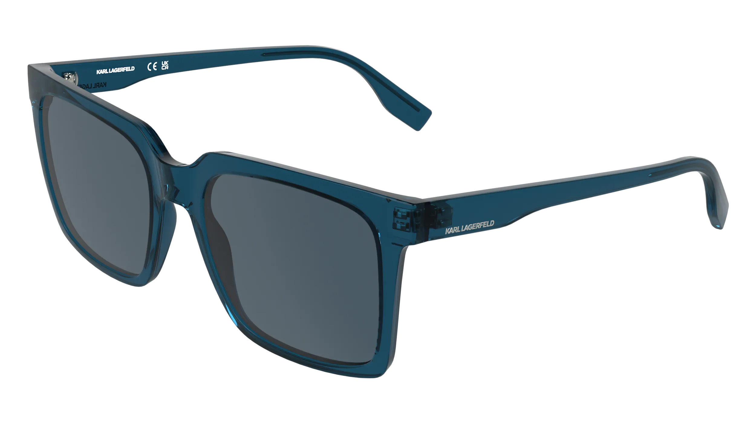 Karl Lagerfeld KL6224S 400 Occhiali da sole Bio-iniettato Blu Blu Squadrata Normale