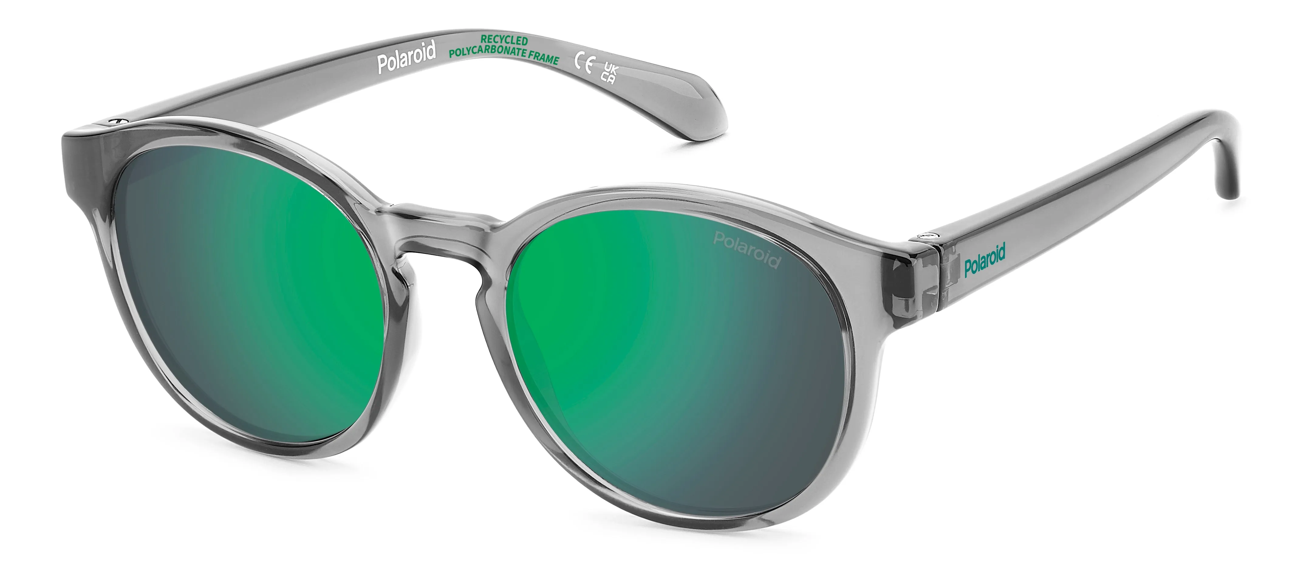 Polaroid PLD 8075/S KB7/5Z Occhiali da sole bambino Policarbonato Grigio Grigio Pantos Polarizzata Specchiato