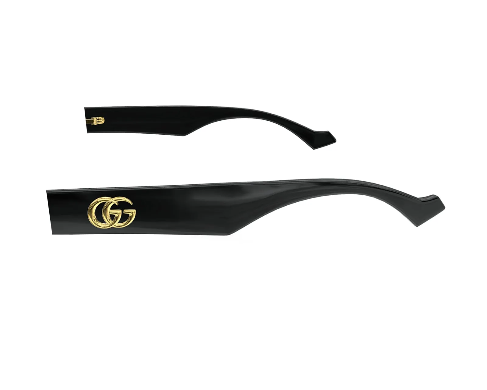 Gucci Gucci Aste di ricambio GG0998S Aste di ricambio Nero