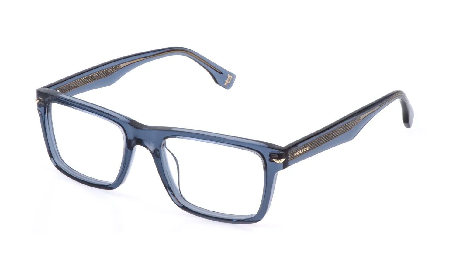 Police VPLQ64 CHAMP 11 04AL Montature da vista Acetato Grigio Squadrata