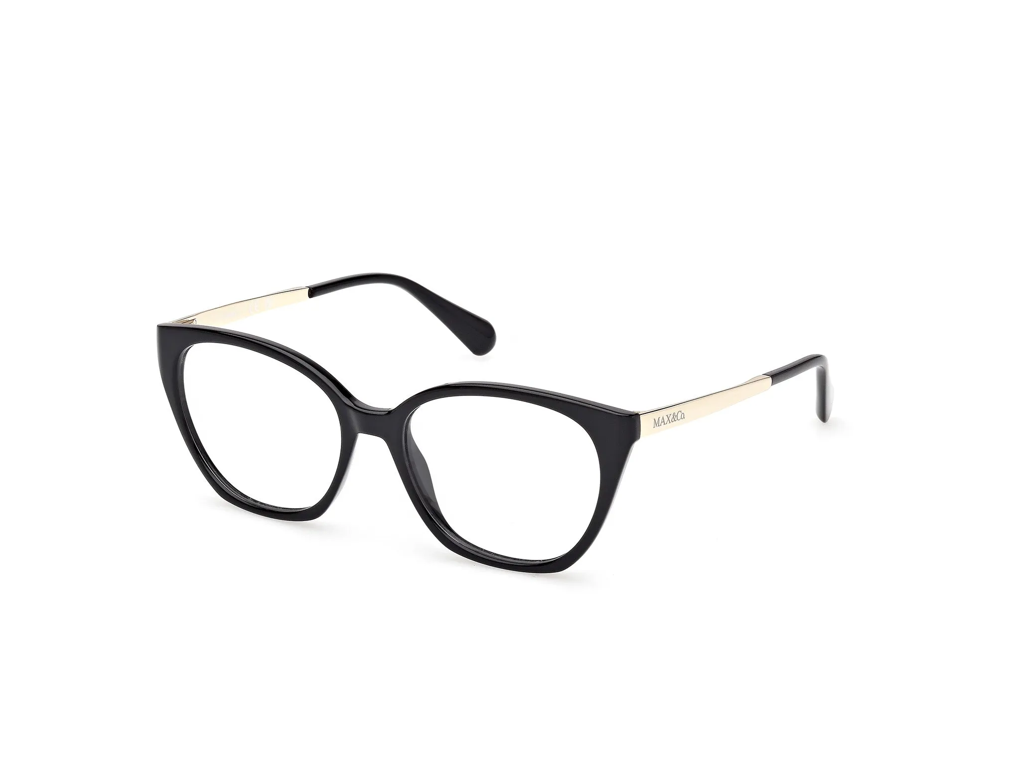 MAX&Co MO5200 1 Montature da vista Iniettato Nero Rotonda Normale