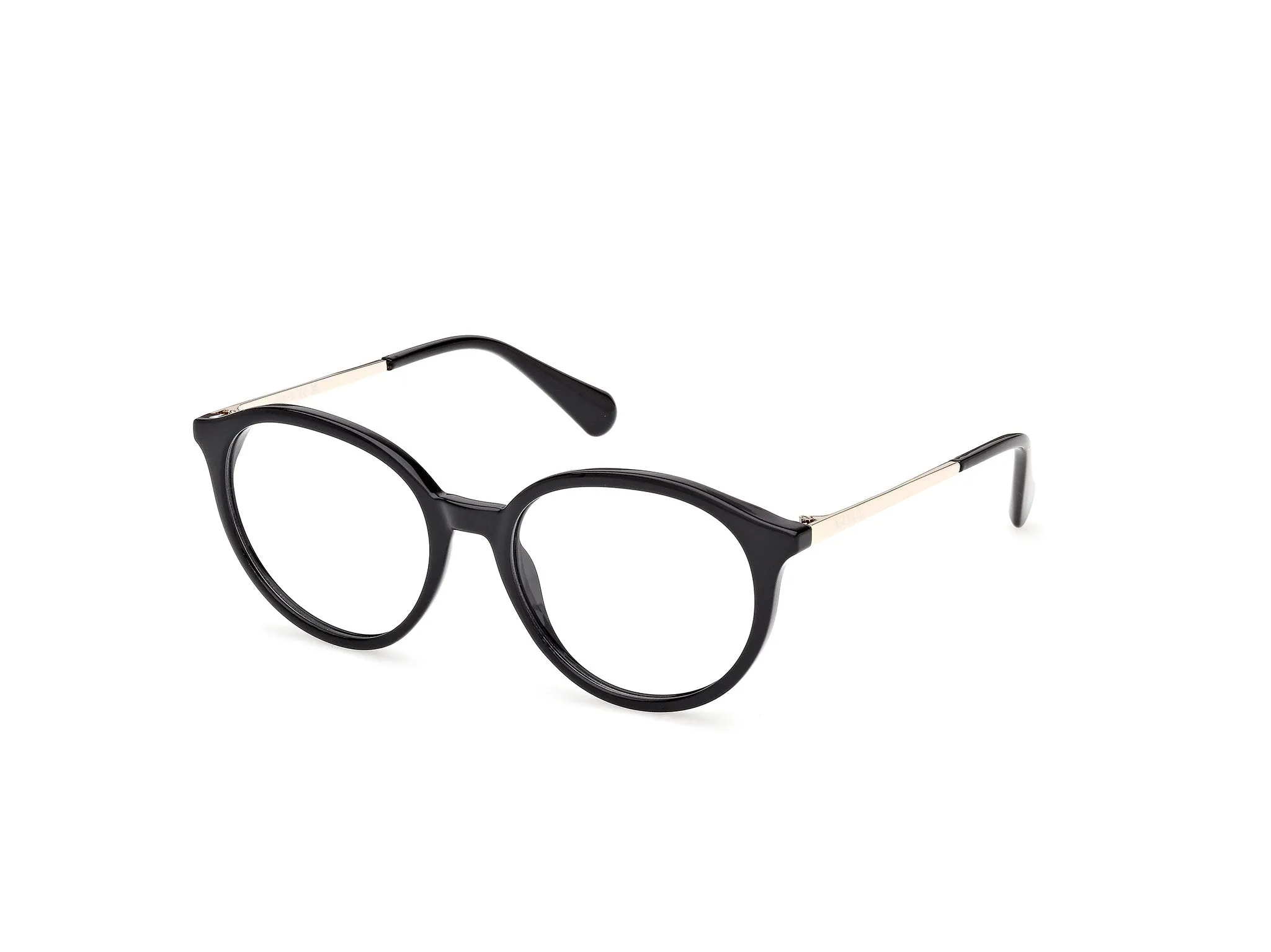 MAX&Co MO5198 1 Montature da vista Iniettato Nero Rotonda Normale
