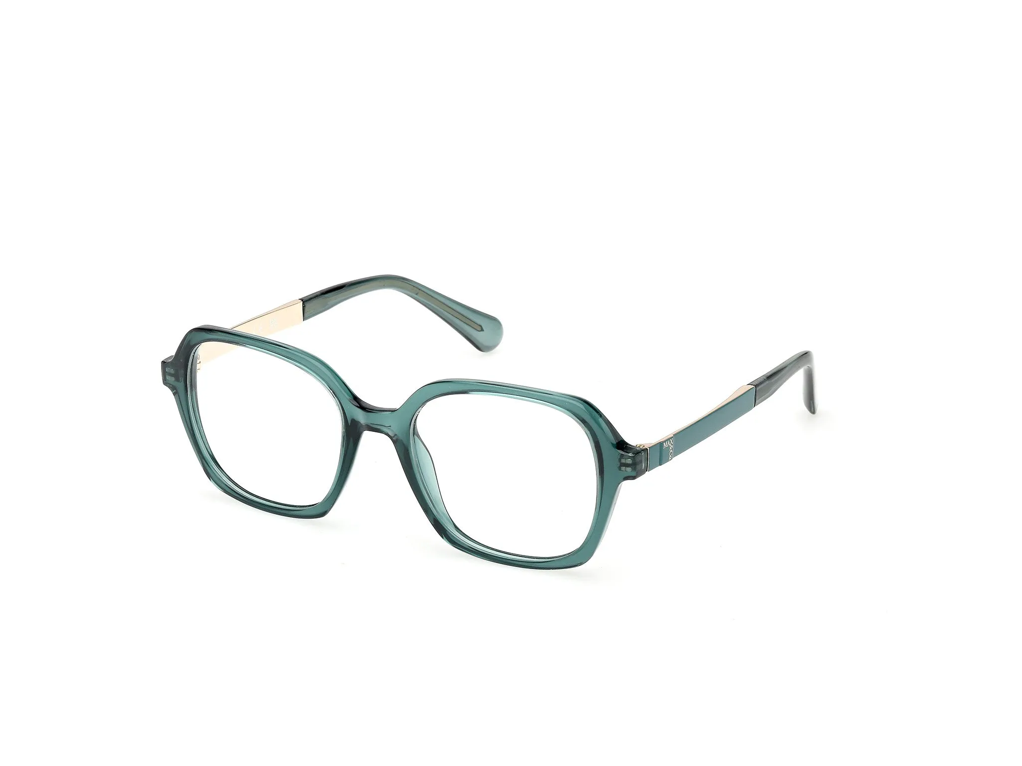 MAX&Co MO5190 96 Montature da vista Iniettato Verde Geometrica Normale