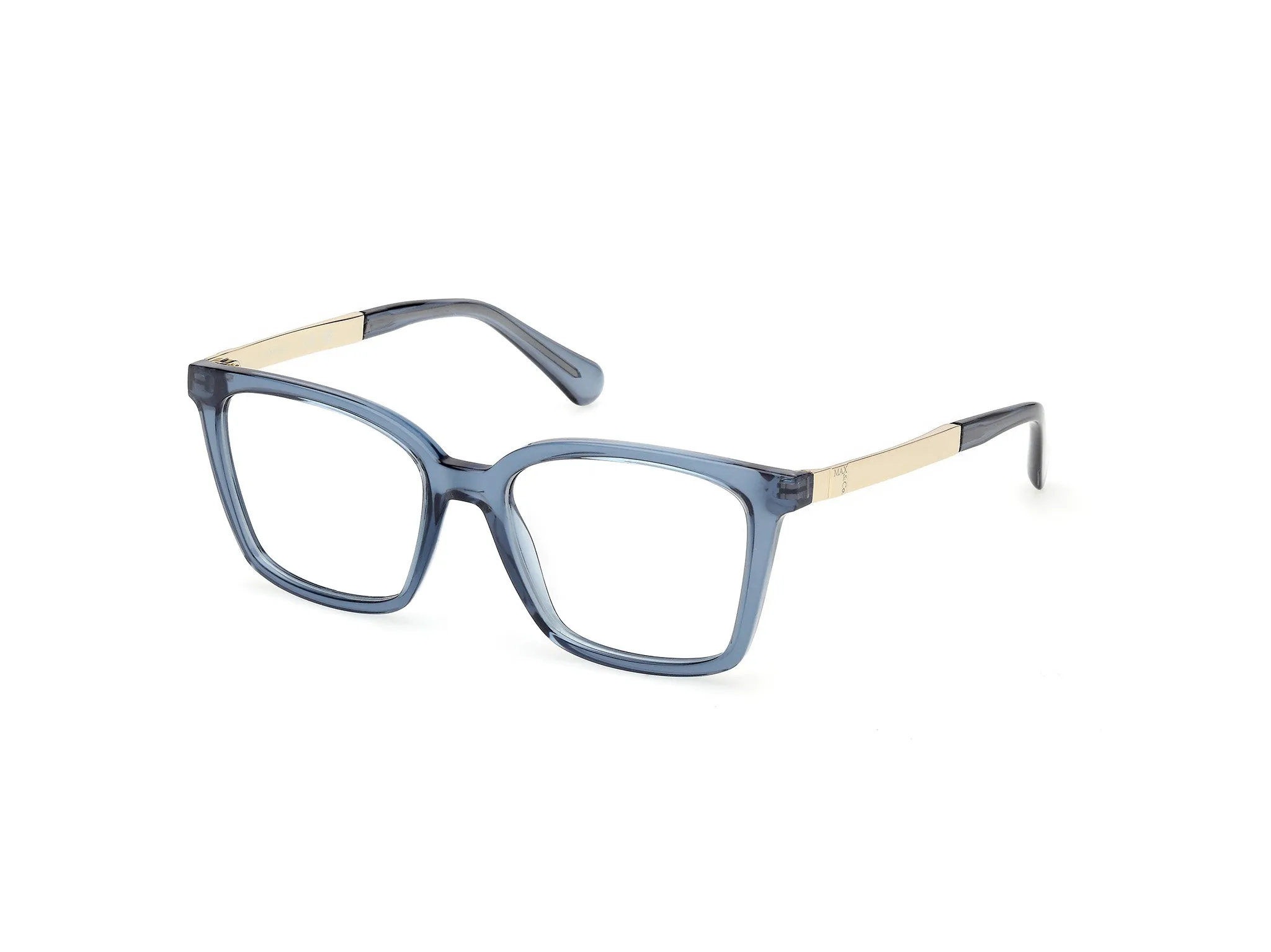 MAX&Co MO5189 90 Montature da vista Iniettato Blu Squadrata Normale