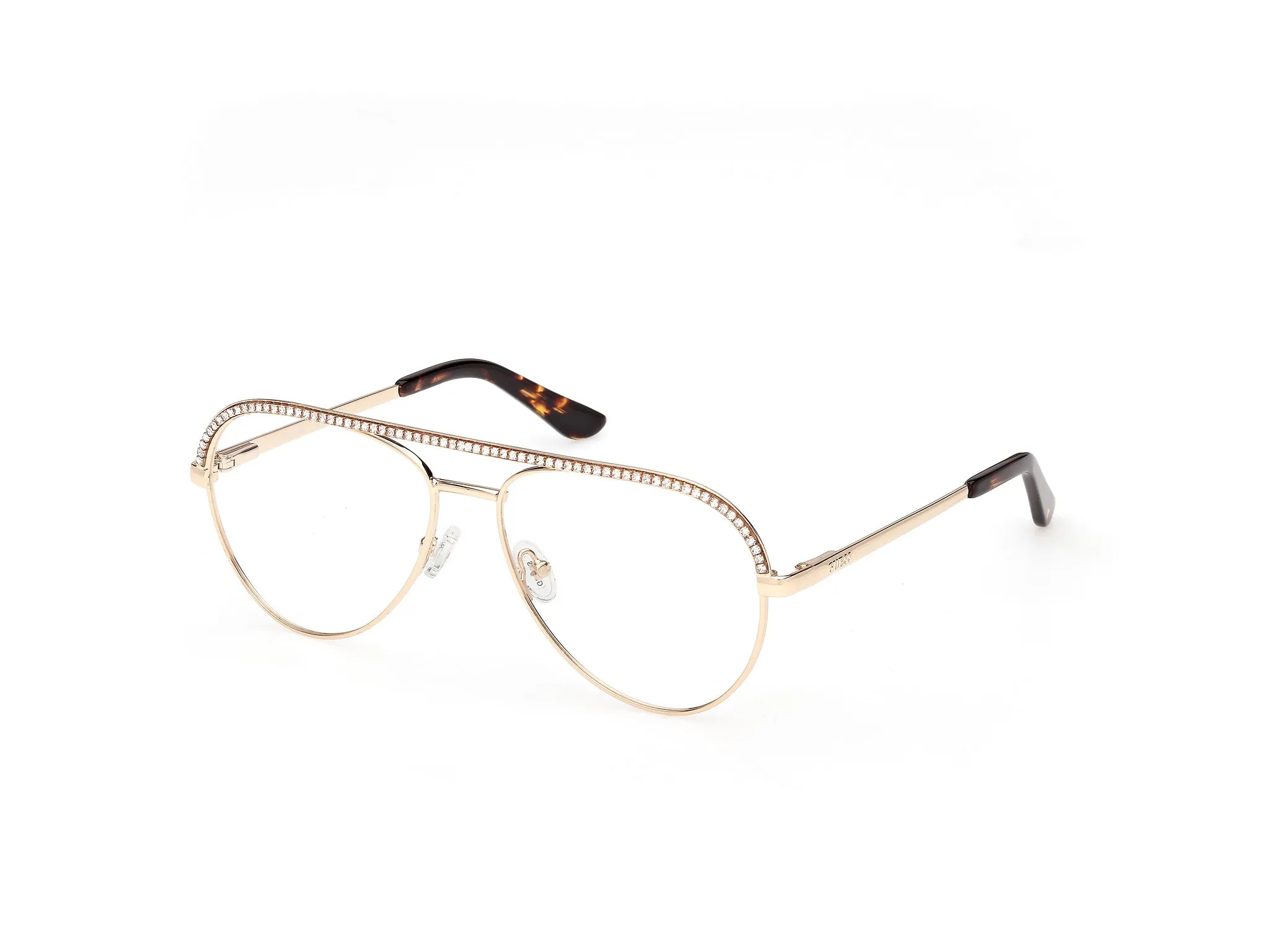 Guess GU50321 32 Montature da vista Metallo Oro Pilot Normale
